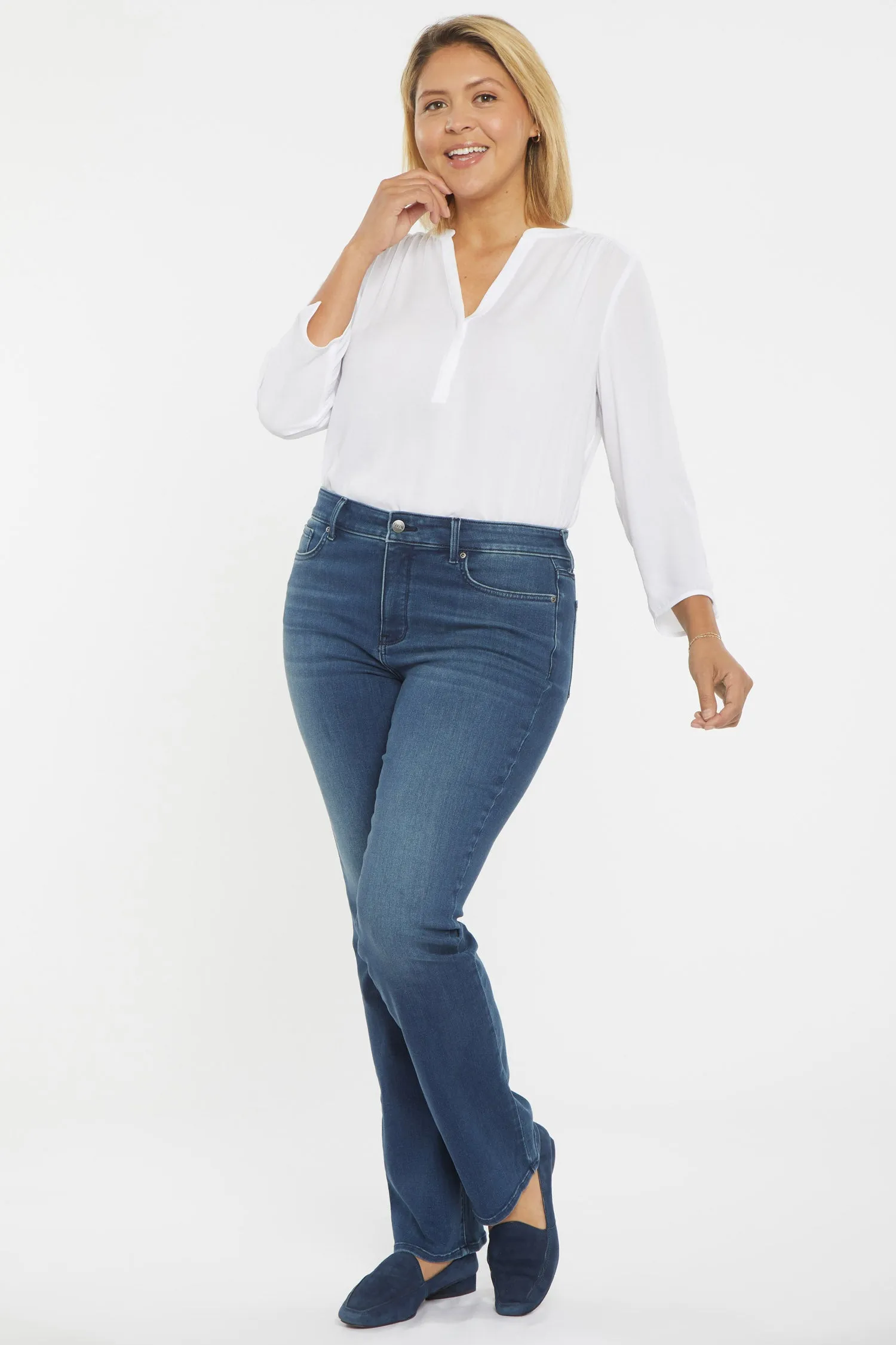 Marilyn Straight Jeans In Plus Size - Saybrook sold by NYDJ product image thumbnail 4