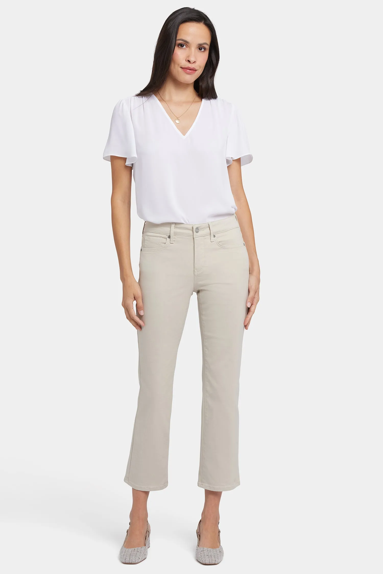 Marilyn Straight Ankle Jeans - Feather sold by NYDJ product image thumbnail 4