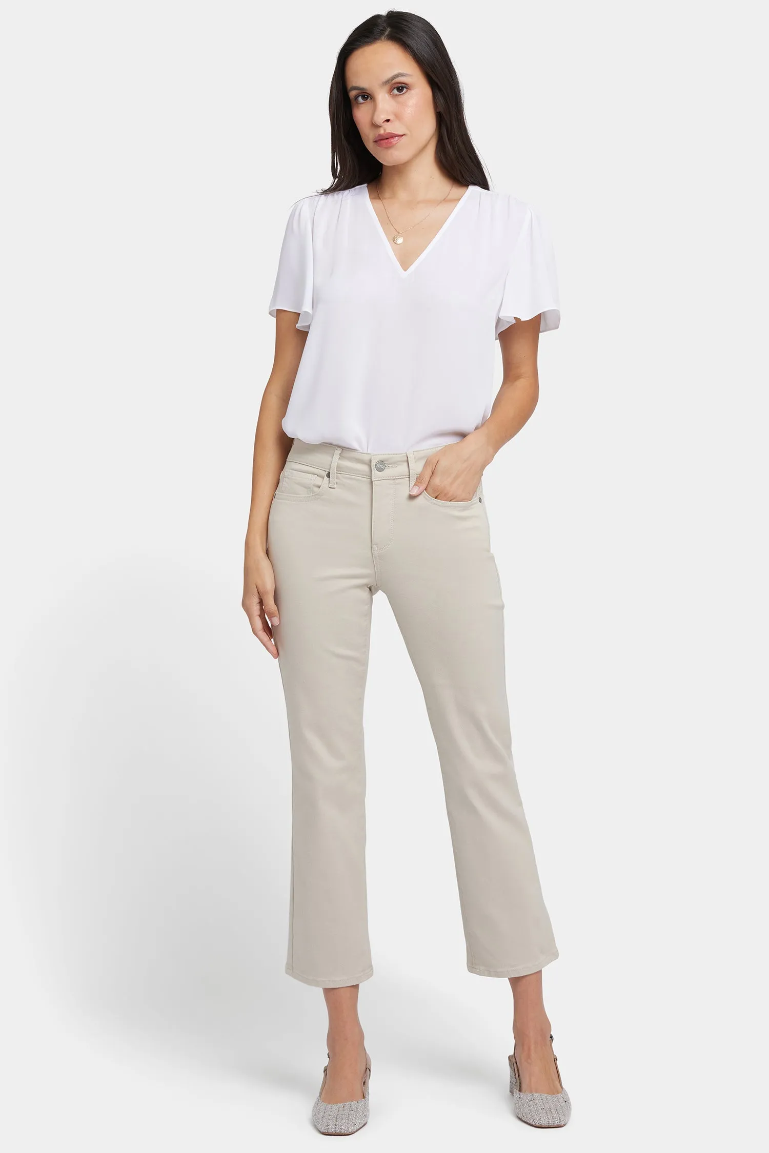 Marilyn Straight Ankle Jeans - Feather sold by NYDJ