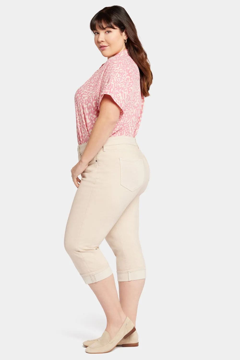 Marilyn Straight Crop Jeans In Plus Size - Feather sold by NYDJ product image thumbnail 5