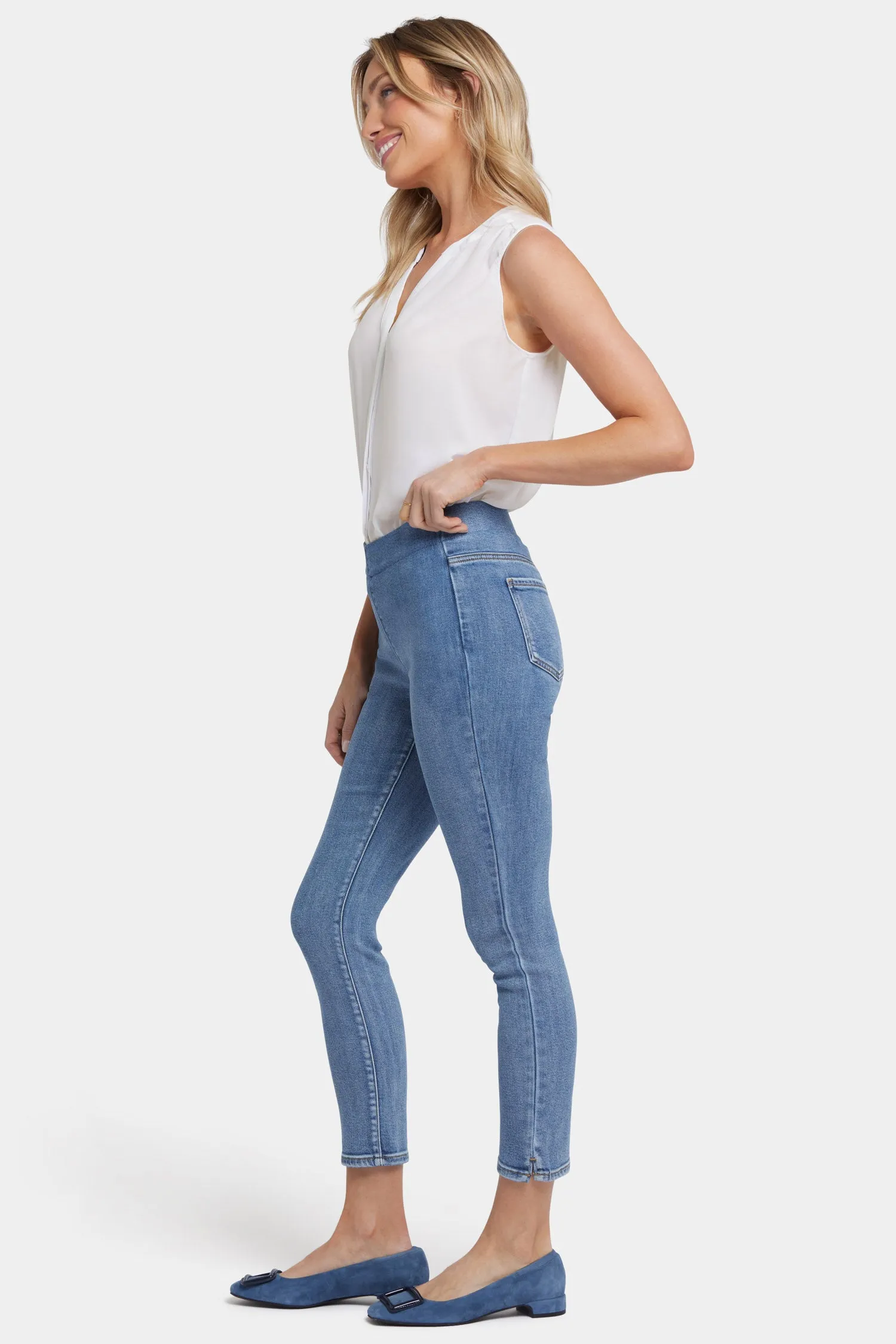 Ami Skinny Ankle Pull-On Jeans - Minorca Isle sold by NYDJ product image thumbnail 5