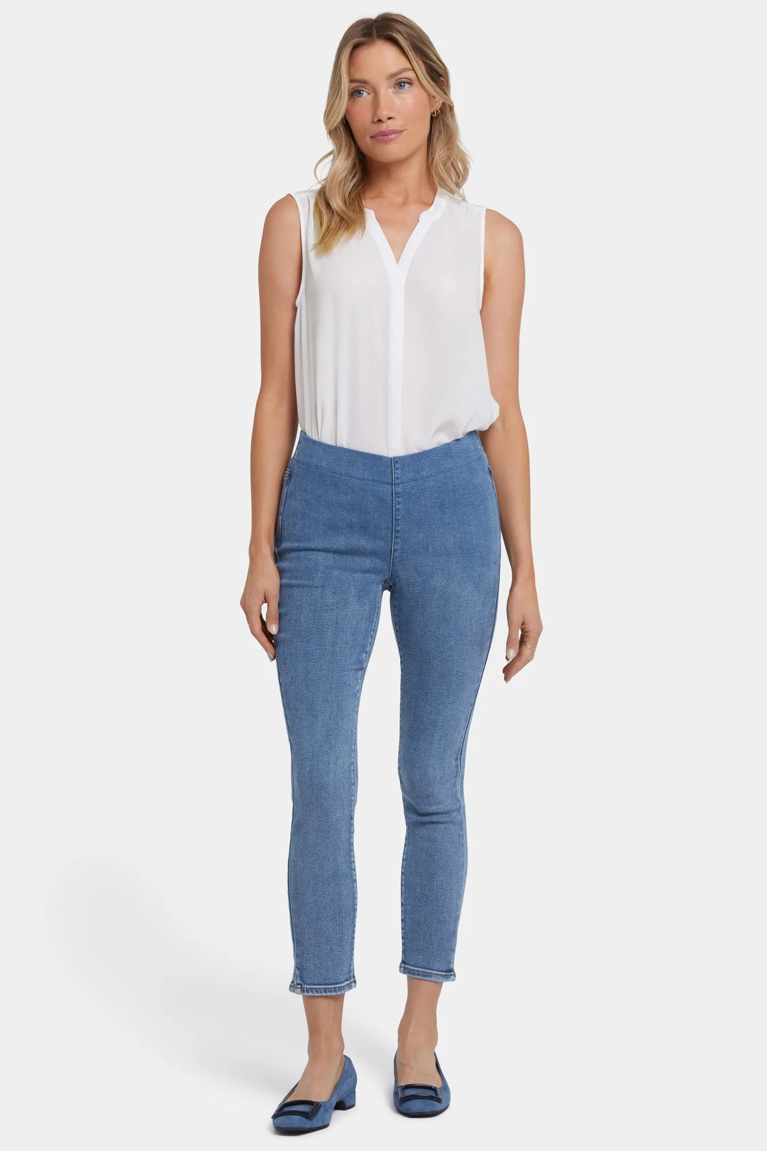 Ami Skinny Ankle Pull-On Jeans - Minorca Isle sold by NYDJ product image thumbnail 4