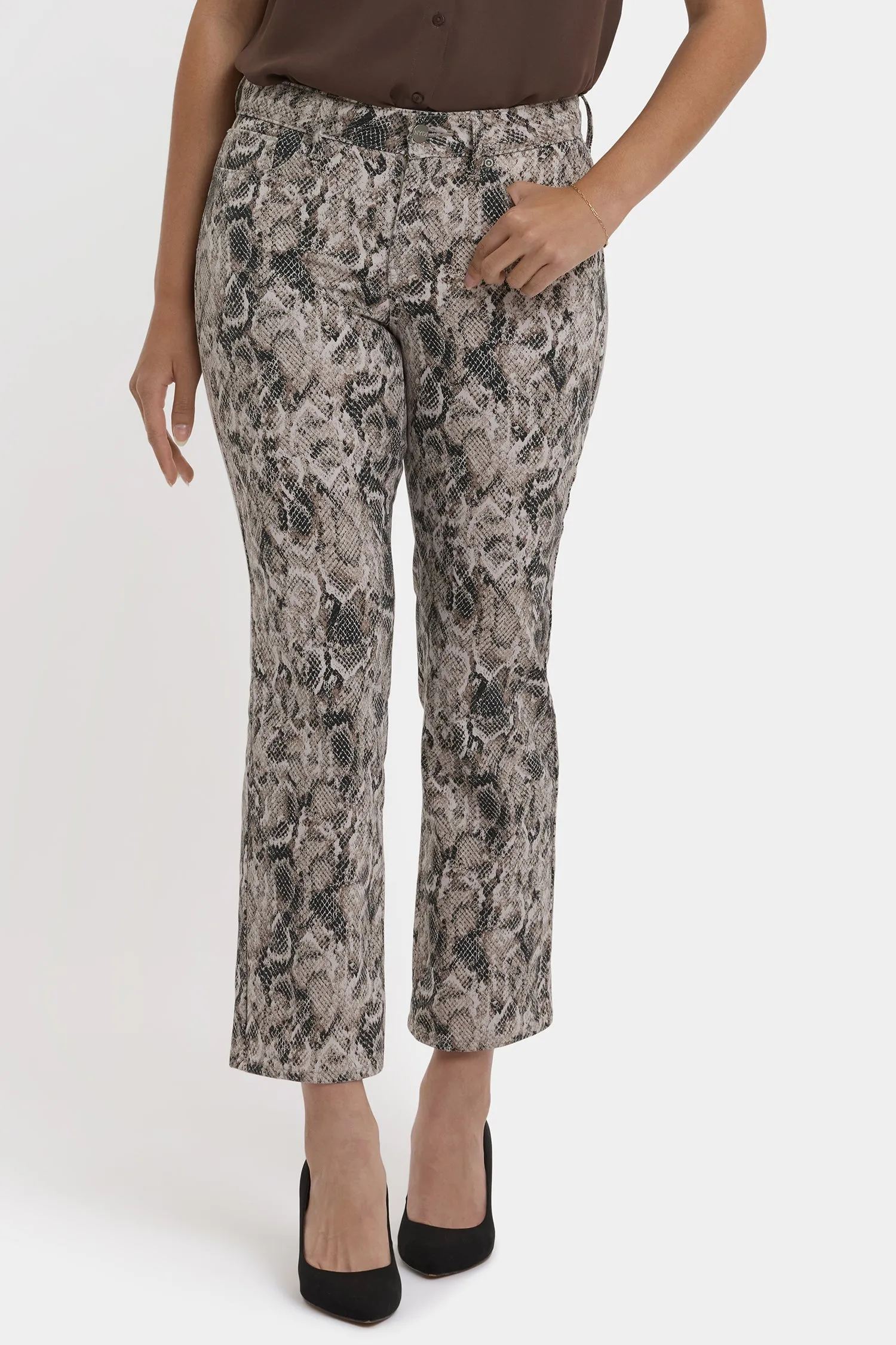 Marilyn Straight Ankle Jeans - Desert Python sold by NYDJ product image thumbnail 4