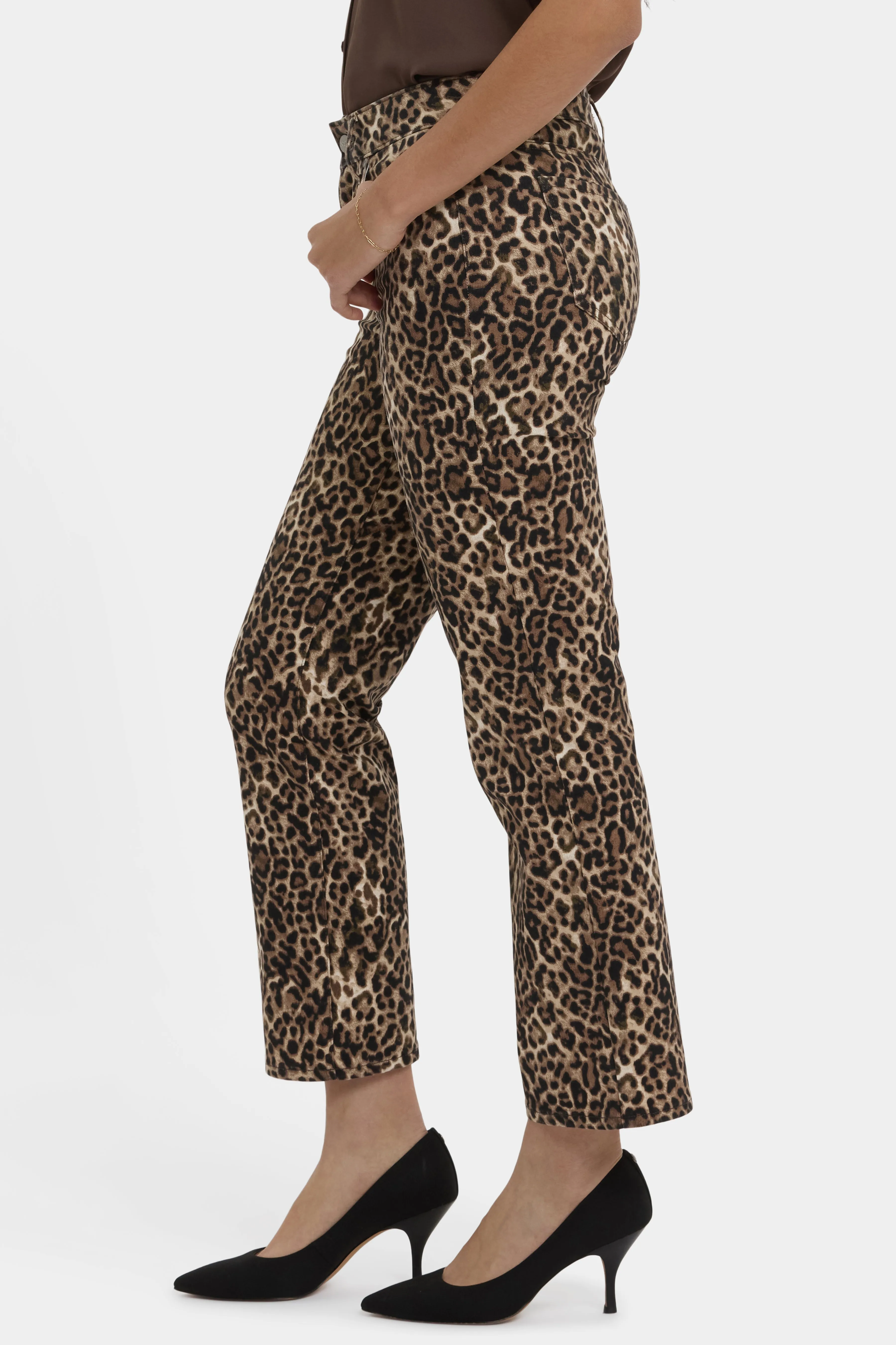 Marilyn Straight Ankle Jeans - Savanna Leopard sold by NYDJ product image thumbnail 4