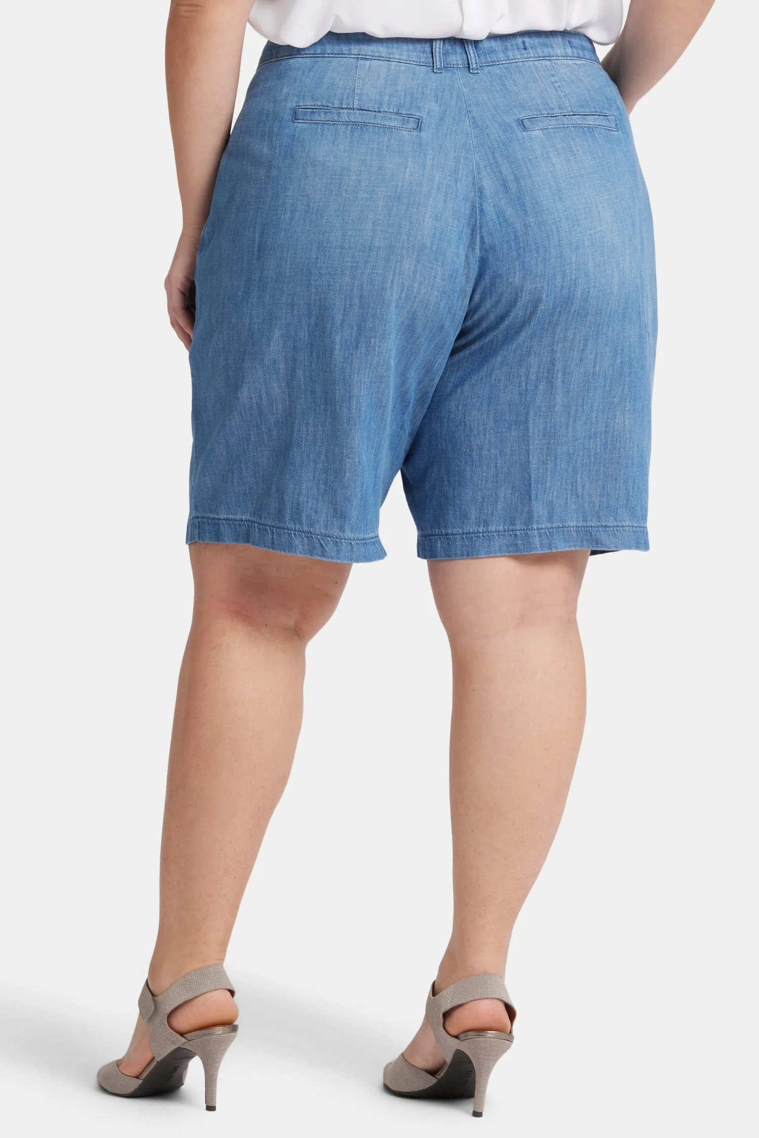 Relaxed Denim Bermuda Shorts In Plus Size - Corfu sold by NYDJ product image thumbnail 2