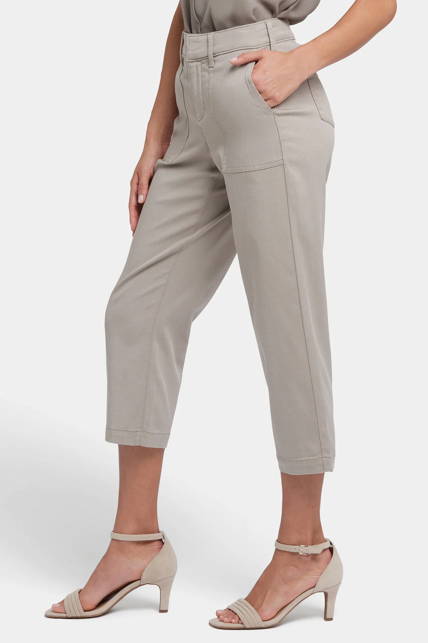 Utility Pants In Petite - Saddlewood sold by NYDJ product image thumbnail 4