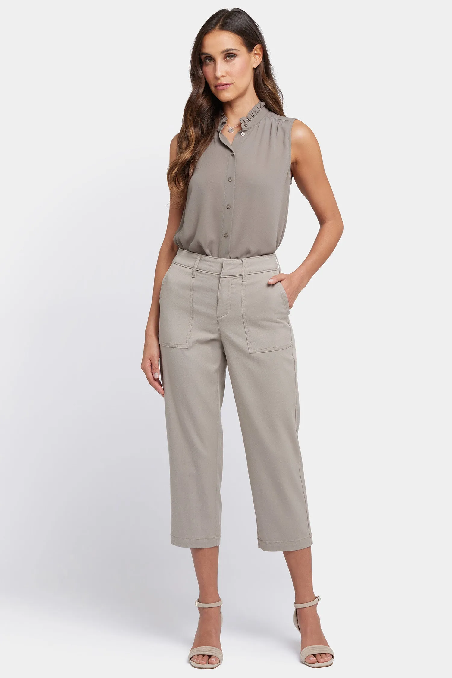 Utility Pants In Petite - Saddlewood sold by NYDJ