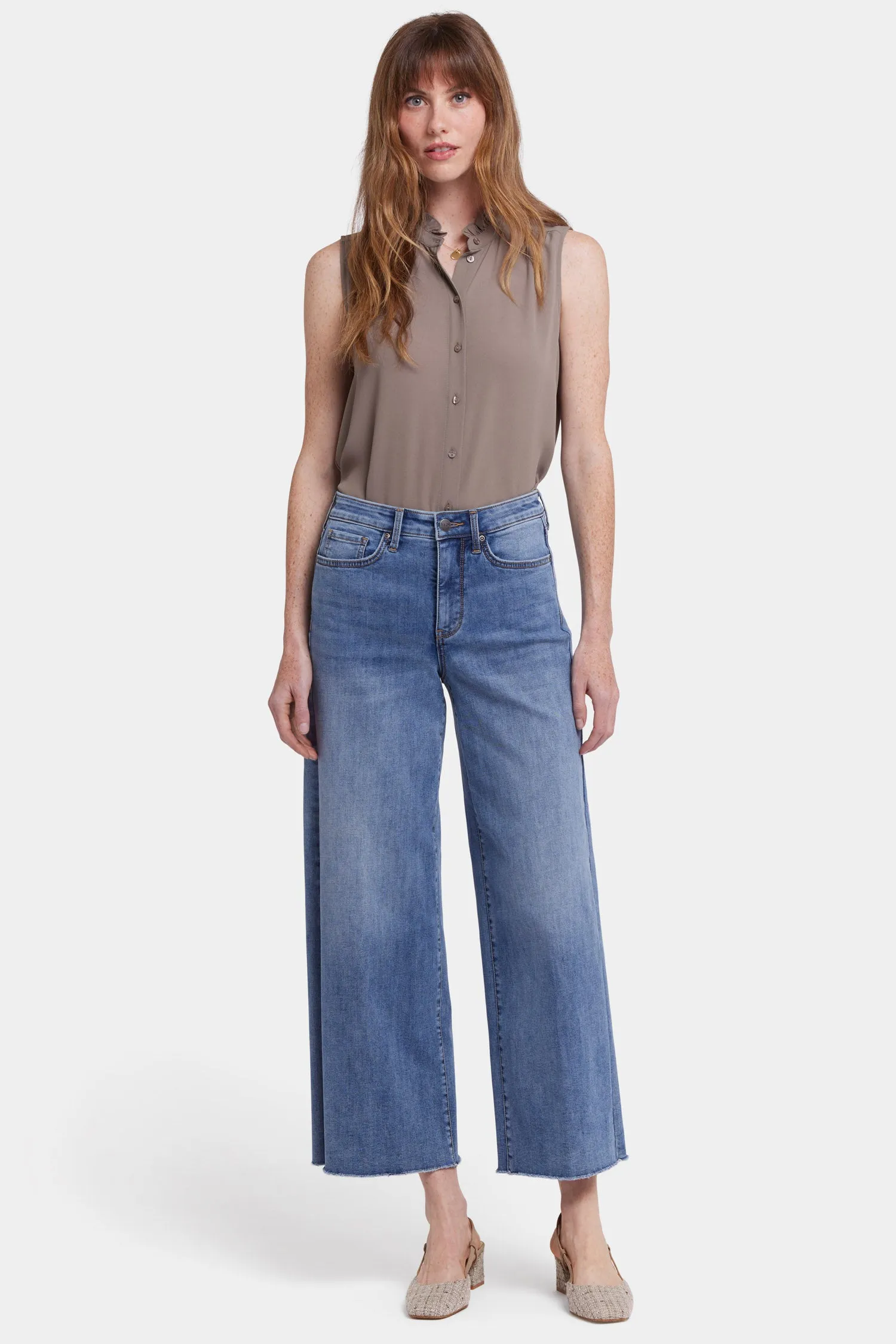 Brodi Wide Leg Ankle Jeans - Barcelona Breeze sold by NYDJ product image thumbnail 4