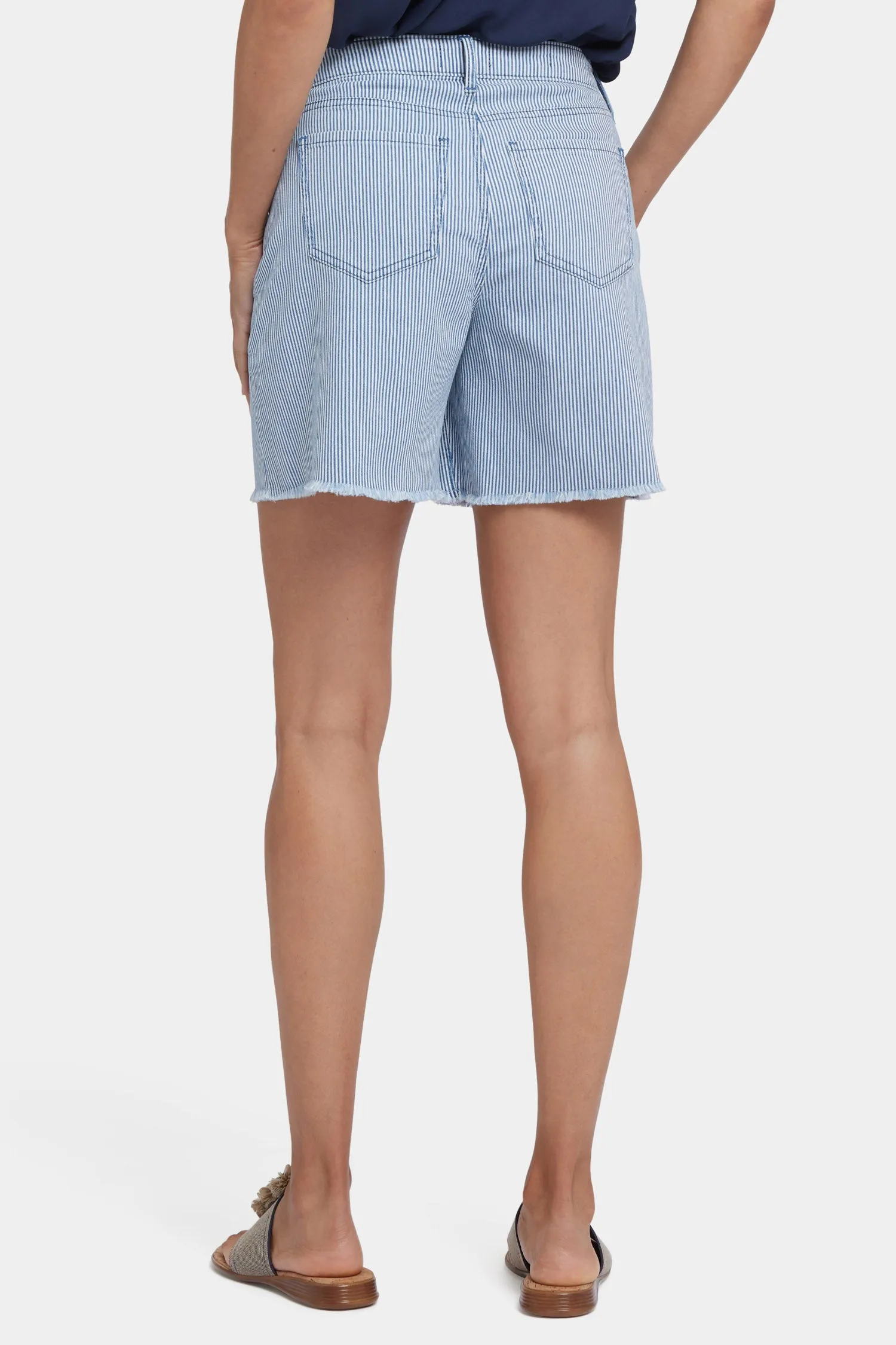 Berkyn Relaxed Denim Shorts - Merida Stripe sold by NYDJ product image thumbnail 3