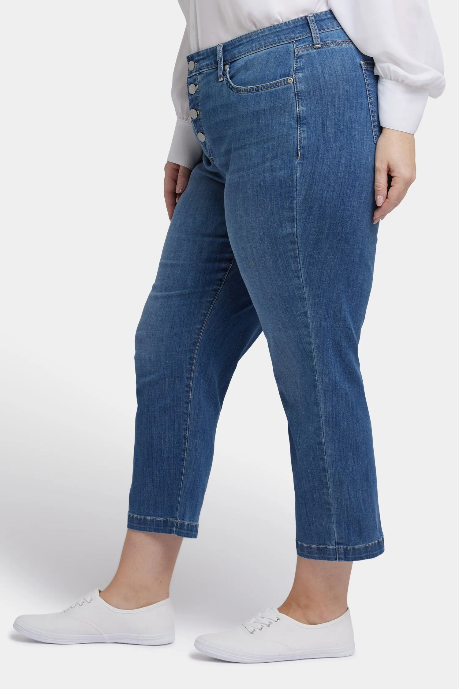 Relaxed Piper Crop Jeans In Plus Size - Costa Brava sold by NYDJ product image thumbnail 3