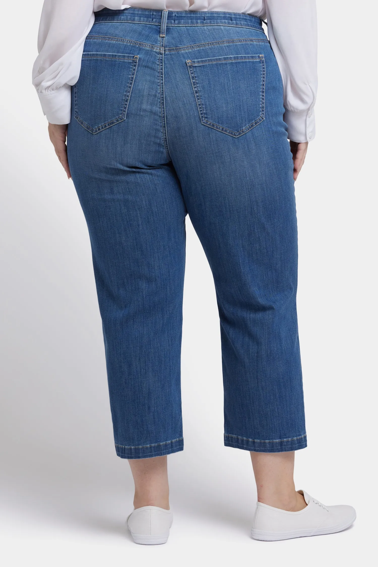 Relaxed Piper Crop Jeans In Plus Size - Costa Brava sold by NYDJ product image thumbnail 2