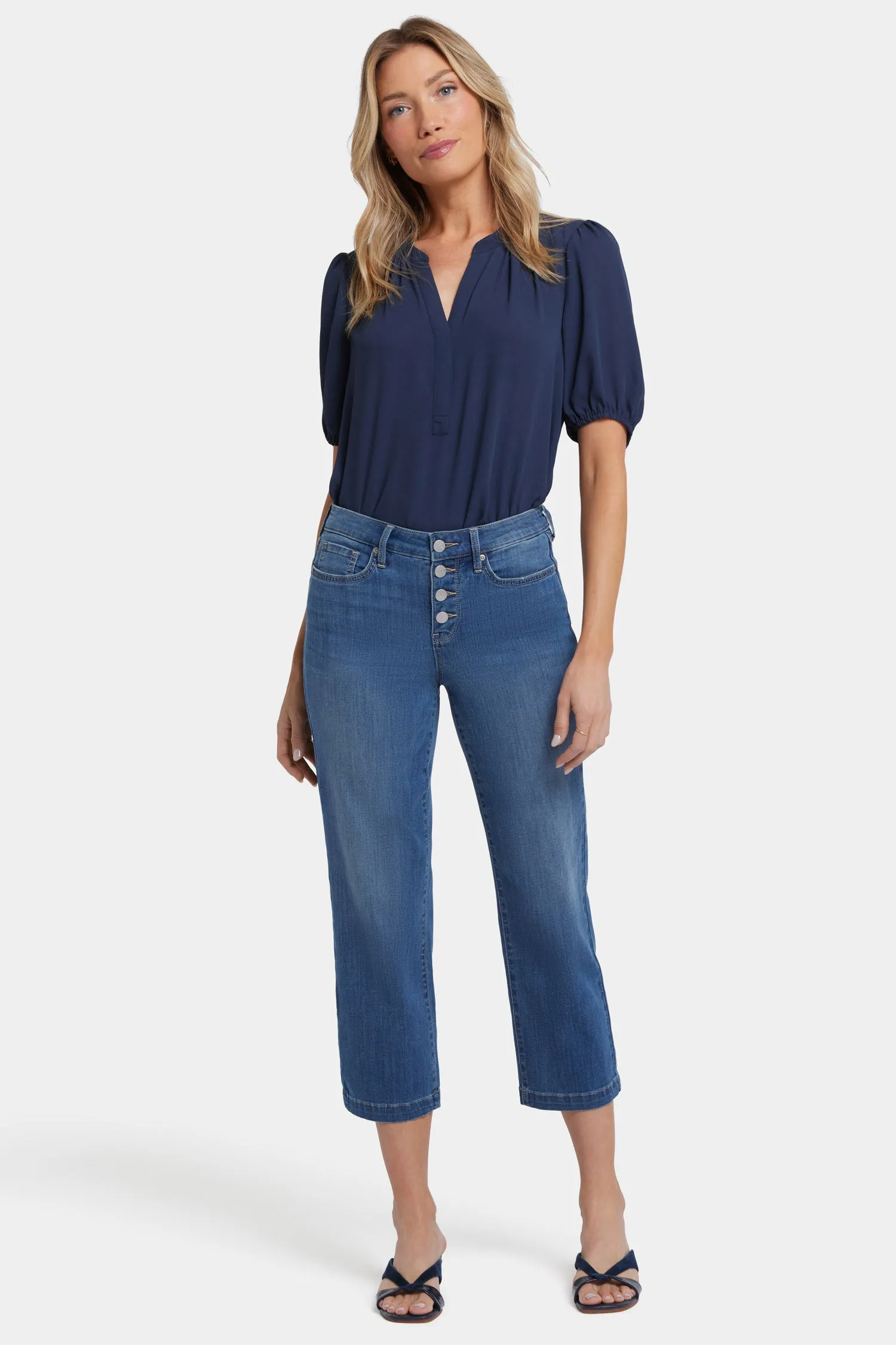 Relaxed Piper Crop Jeans - Costa Brava sold by NYDJ product image thumbnail 5