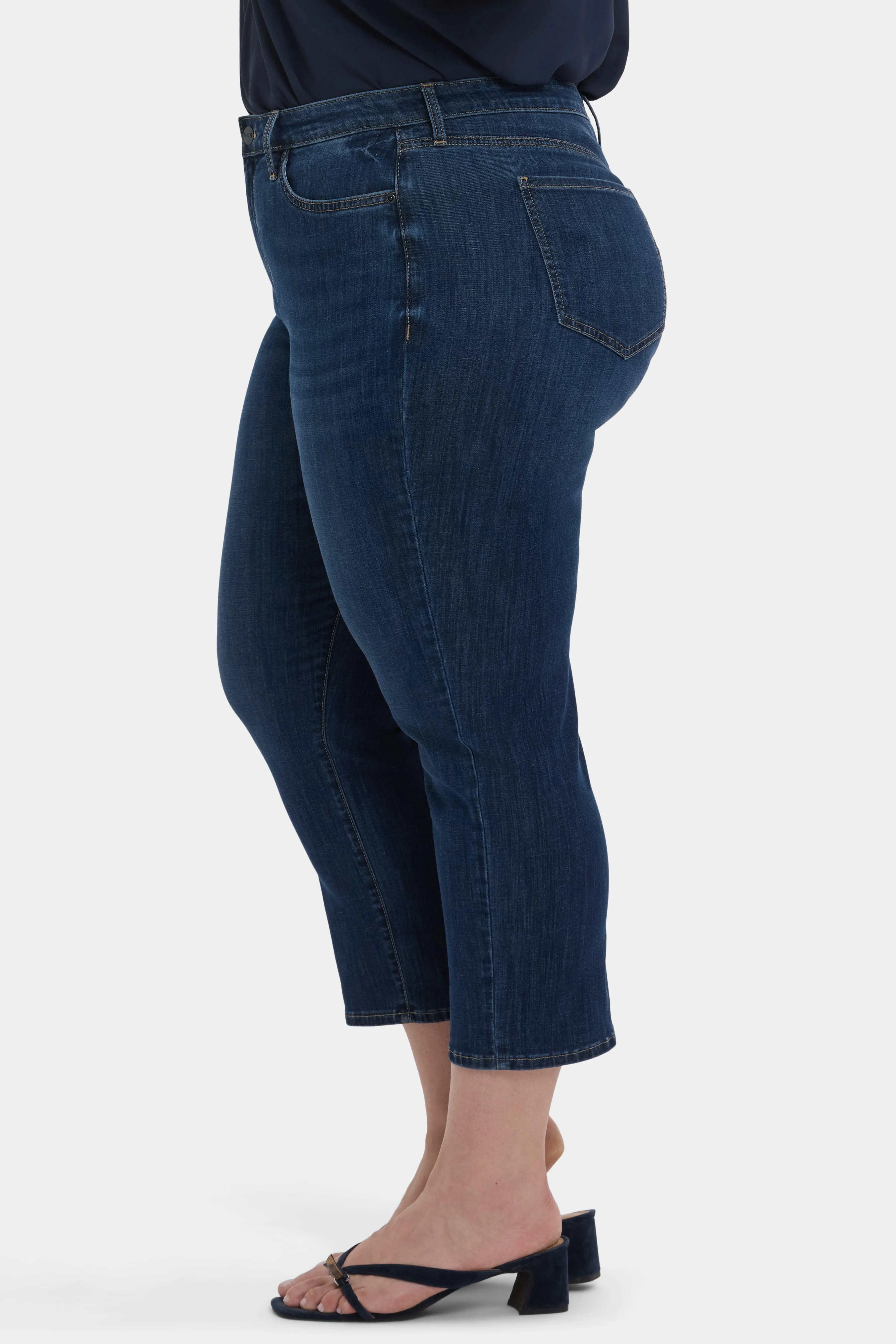 Relaxed Piper Crop Jeans In Plus Size - Rio Rapids sold by NYDJ product image thumbnail 3