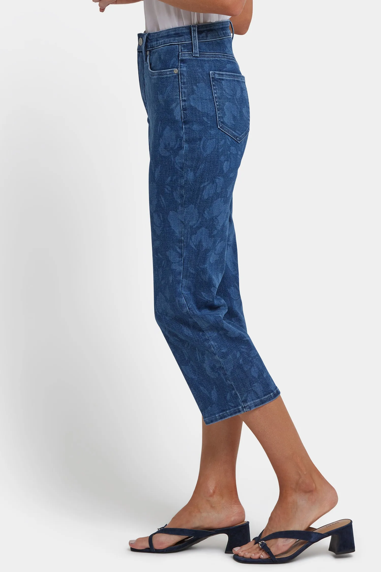 Joni Relaxed Capri Jeans In Petite - Indigo Bella sold by NYDJ product image thumbnail 4