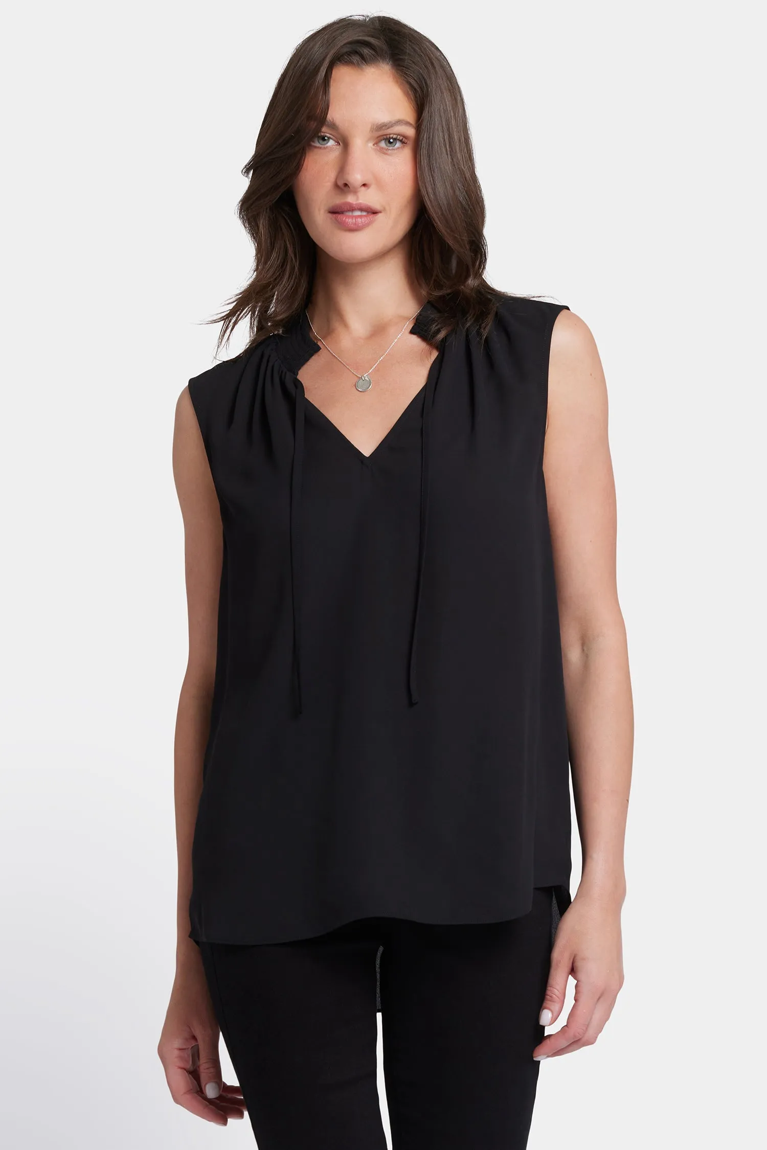 Sleeveless Gemma Blouse - Black sold by NYDJ product image thumbnail 5