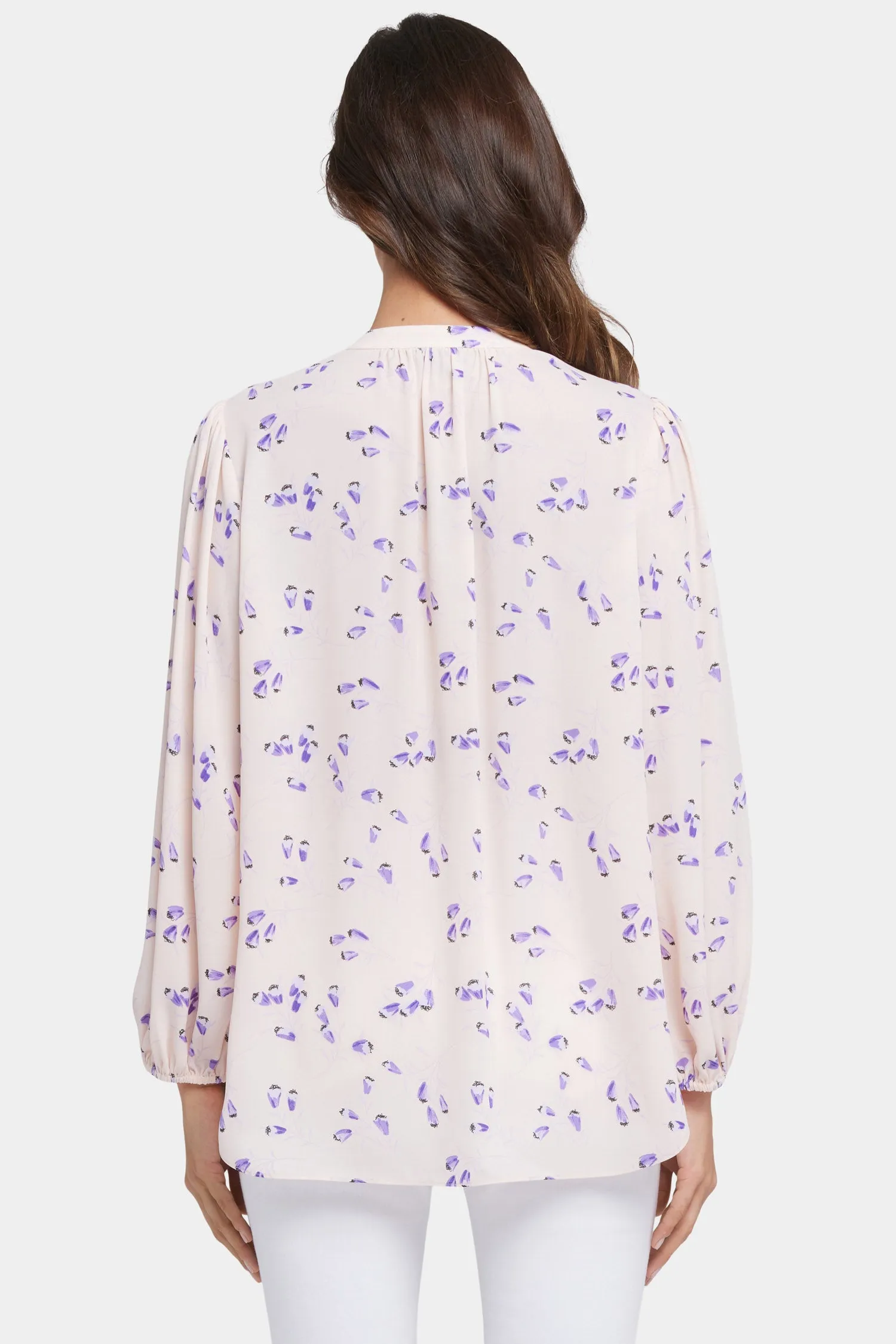 Puff Sleeved Popover Top - Serra de Mar sold by NYDJ product image thumbnail 3