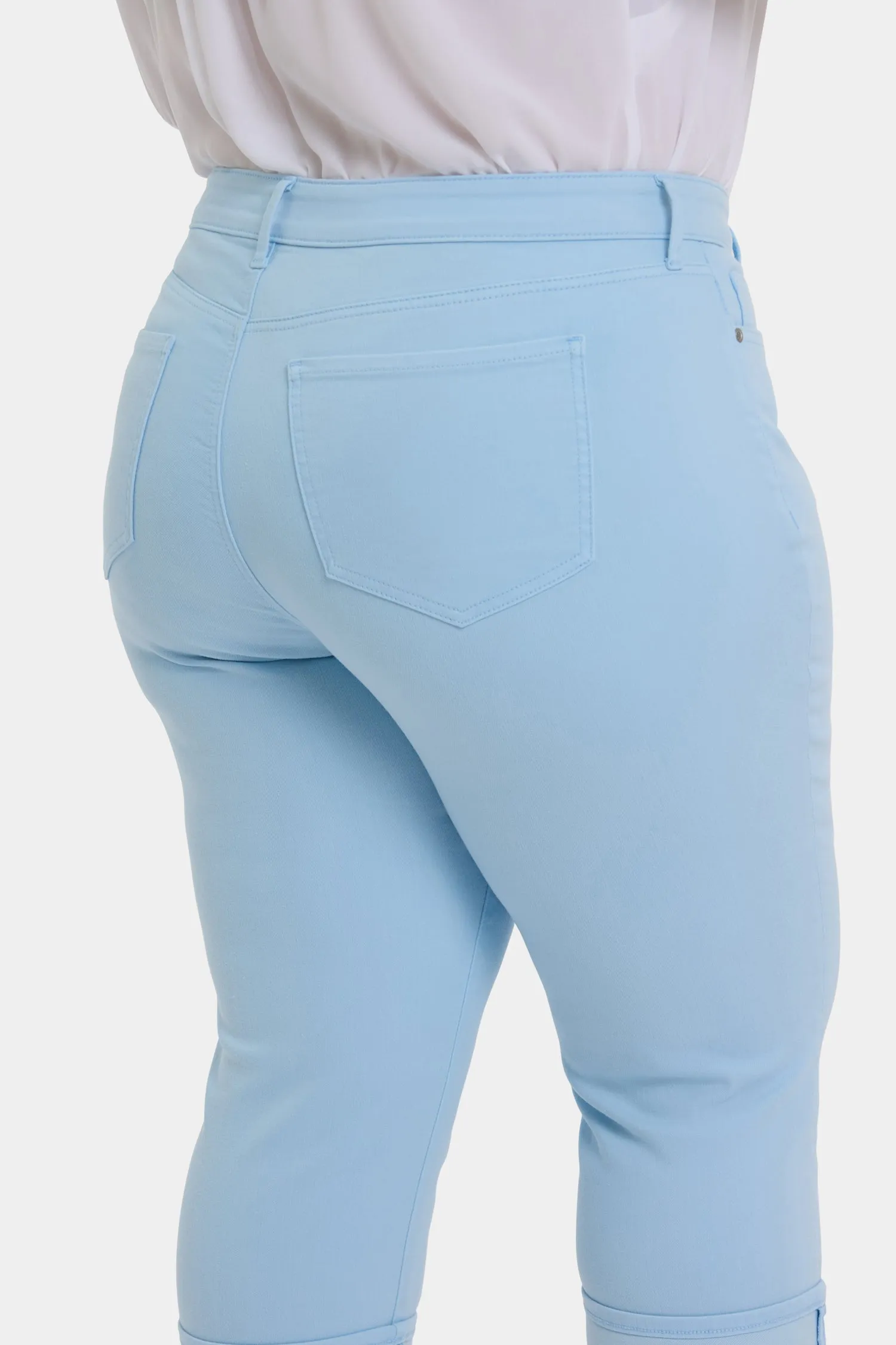 Marilyn Straight Crop Jeans In Plus Size - Aquatic sold by NYDJ product image thumbnail 5