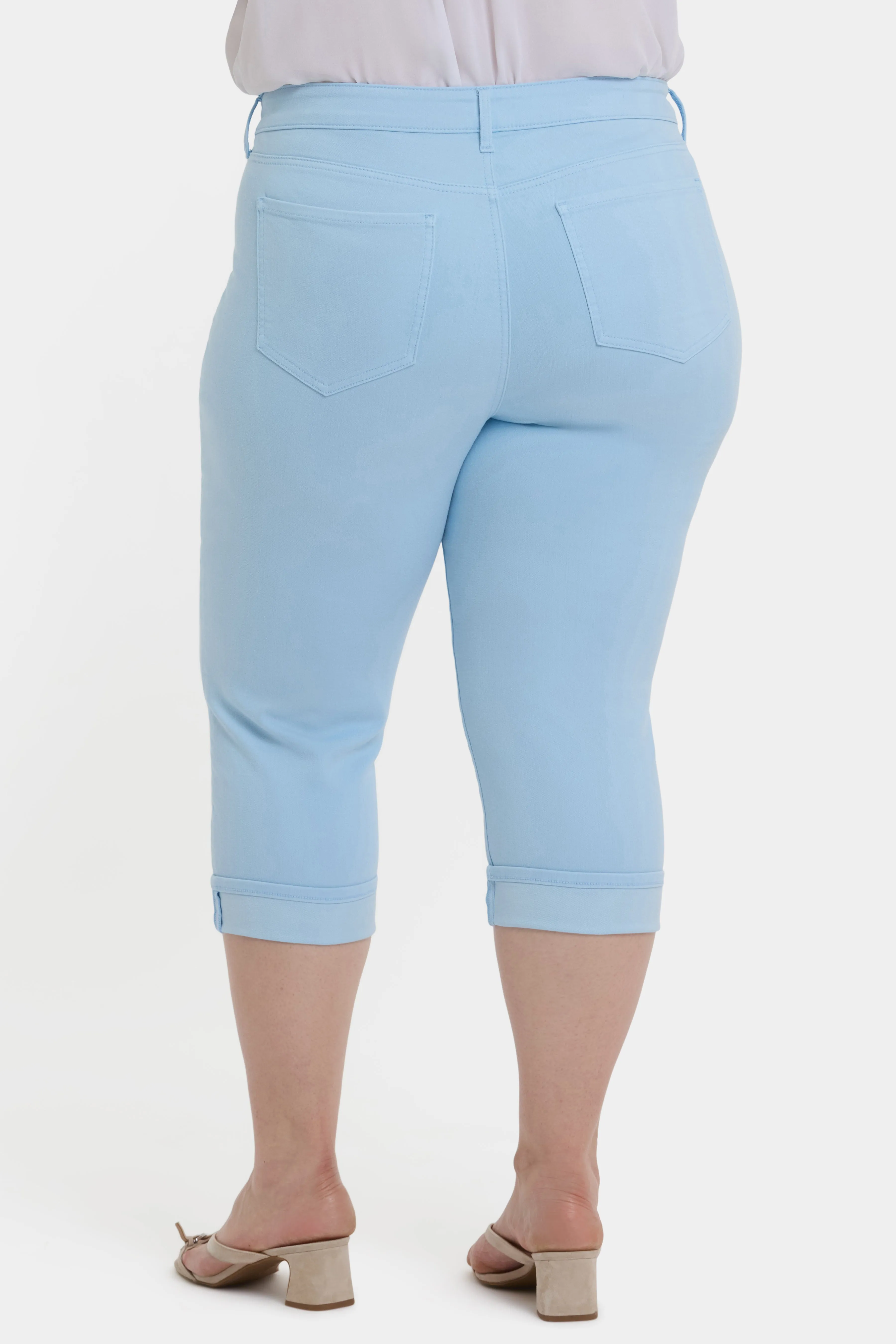 Marilyn Straight Crop Jeans In Plus Size - Aquatic sold by NYDJ product image thumbnail 2