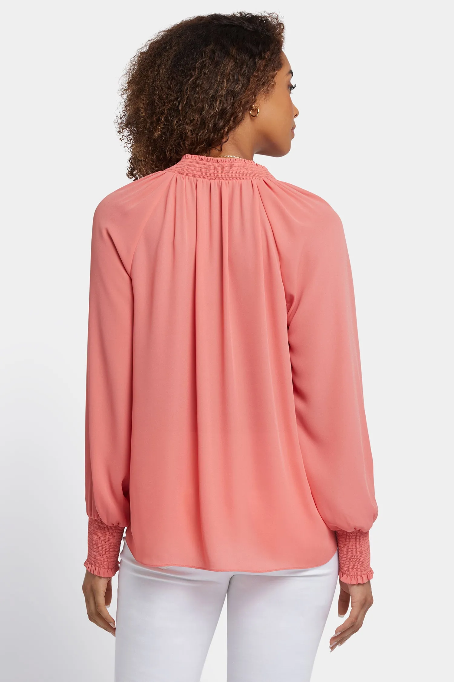 Gemma Blouse - Coral Haze sold by NYDJ product image thumbnail 3