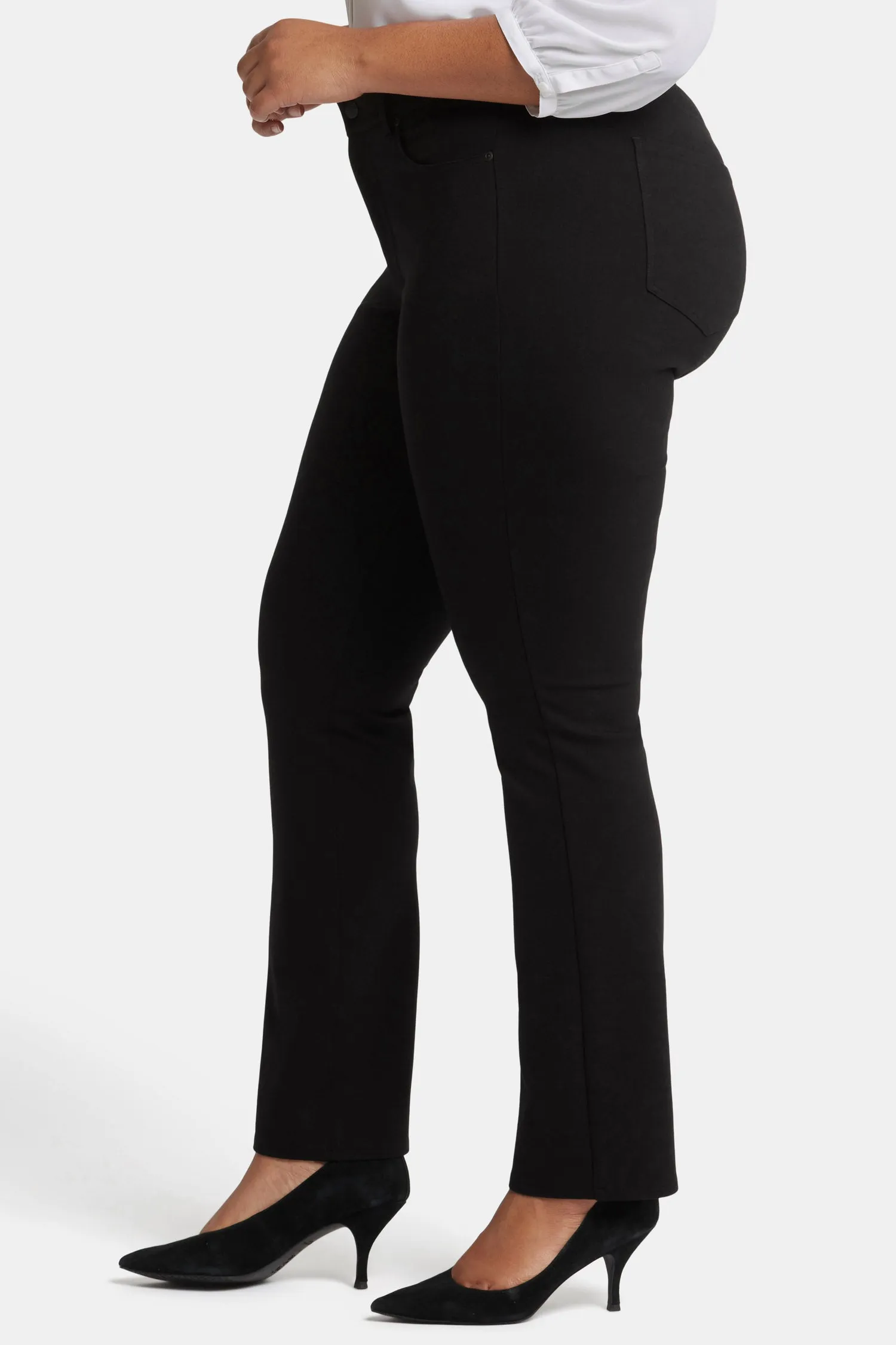Marilyn Straight Pants In Plus Size - Black sold by NYDJ product image thumbnail 3