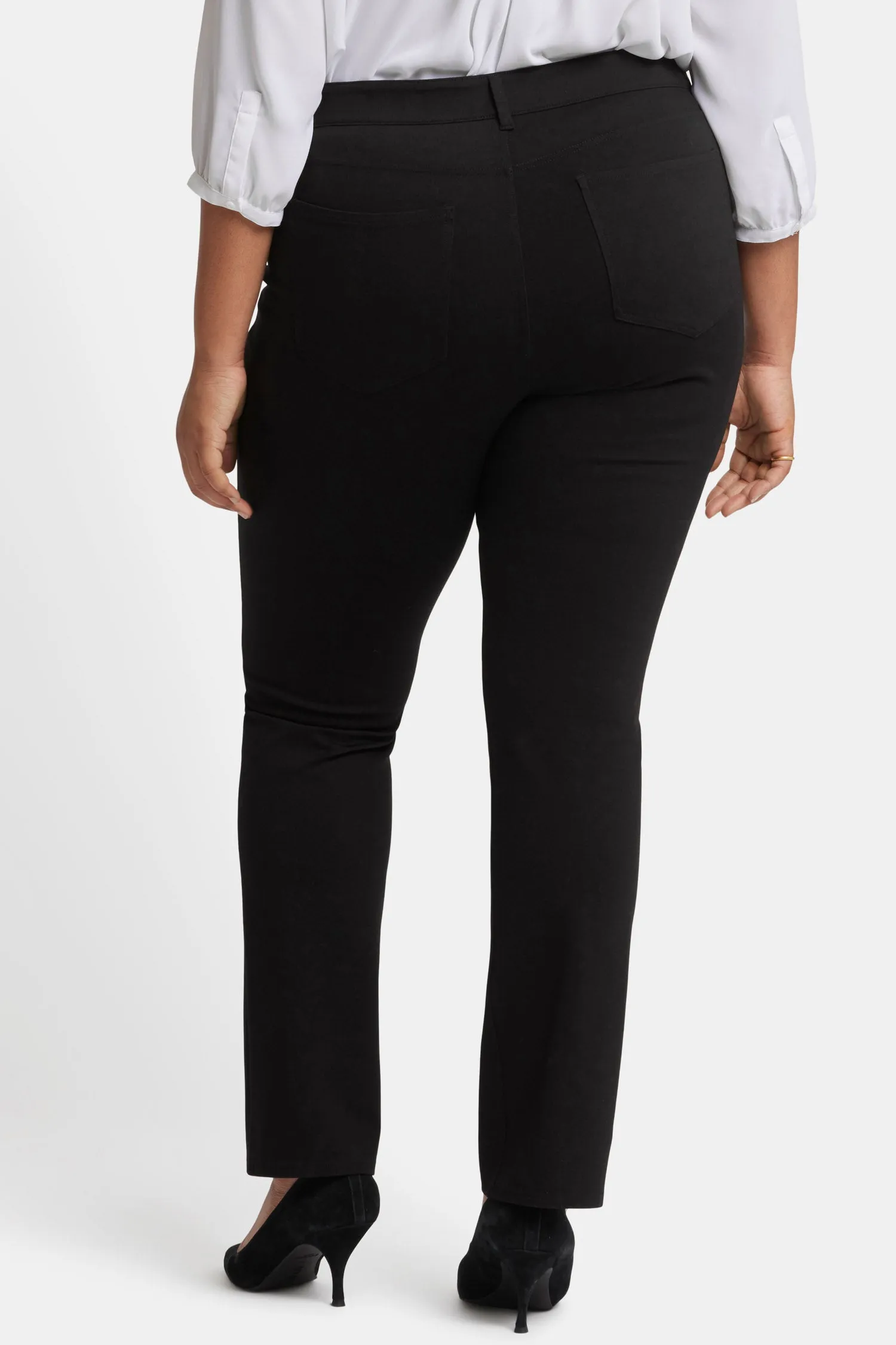 Marilyn Straight Pants In Plus Size - Black sold by NYDJ product image thumbnail 2