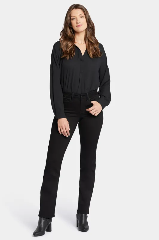 Marilyn Straight Jeans - Black sold by NYDJ