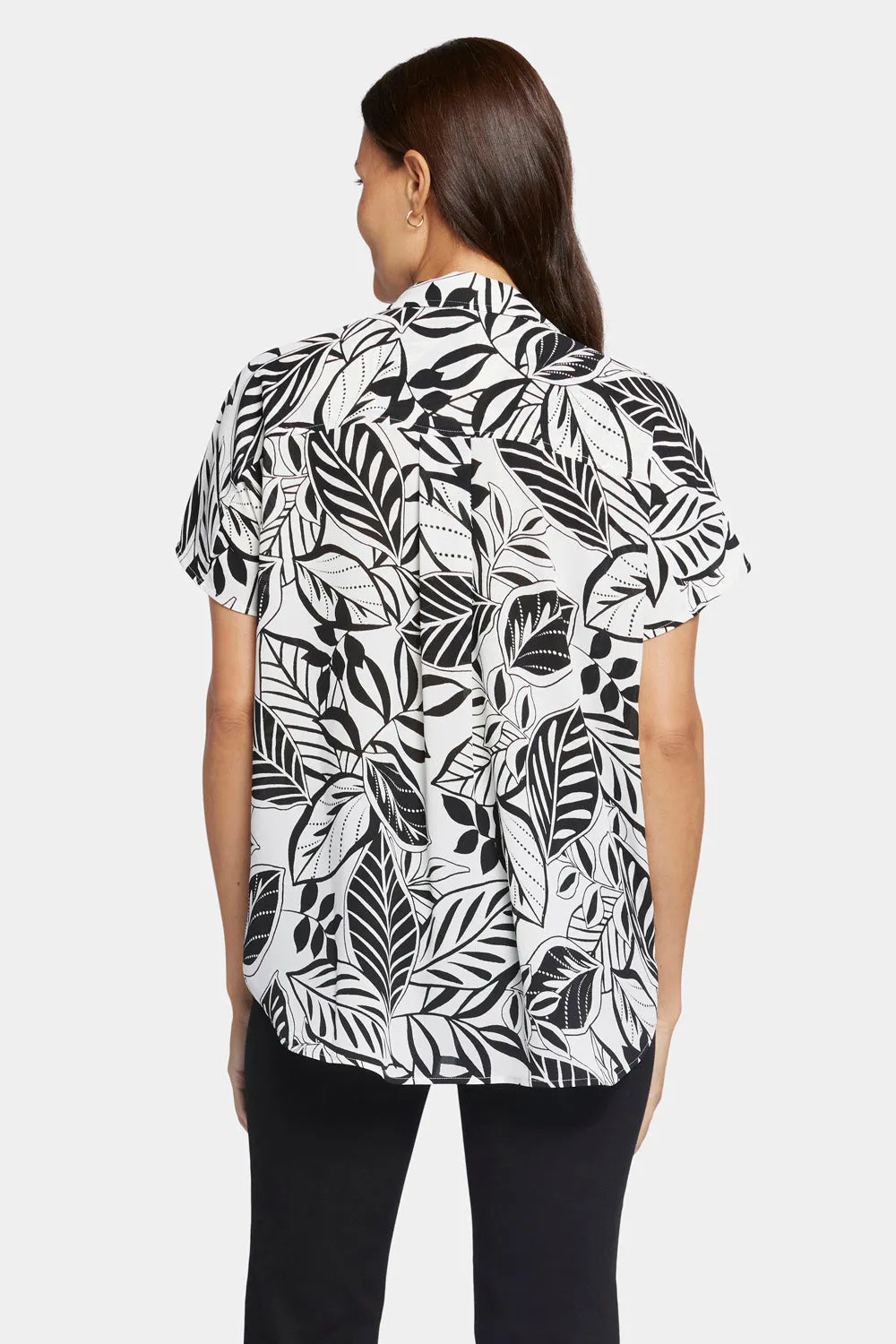 Becky Short Sleeved Blouse - Gerania sold by NYDJ product image thumbnail 2