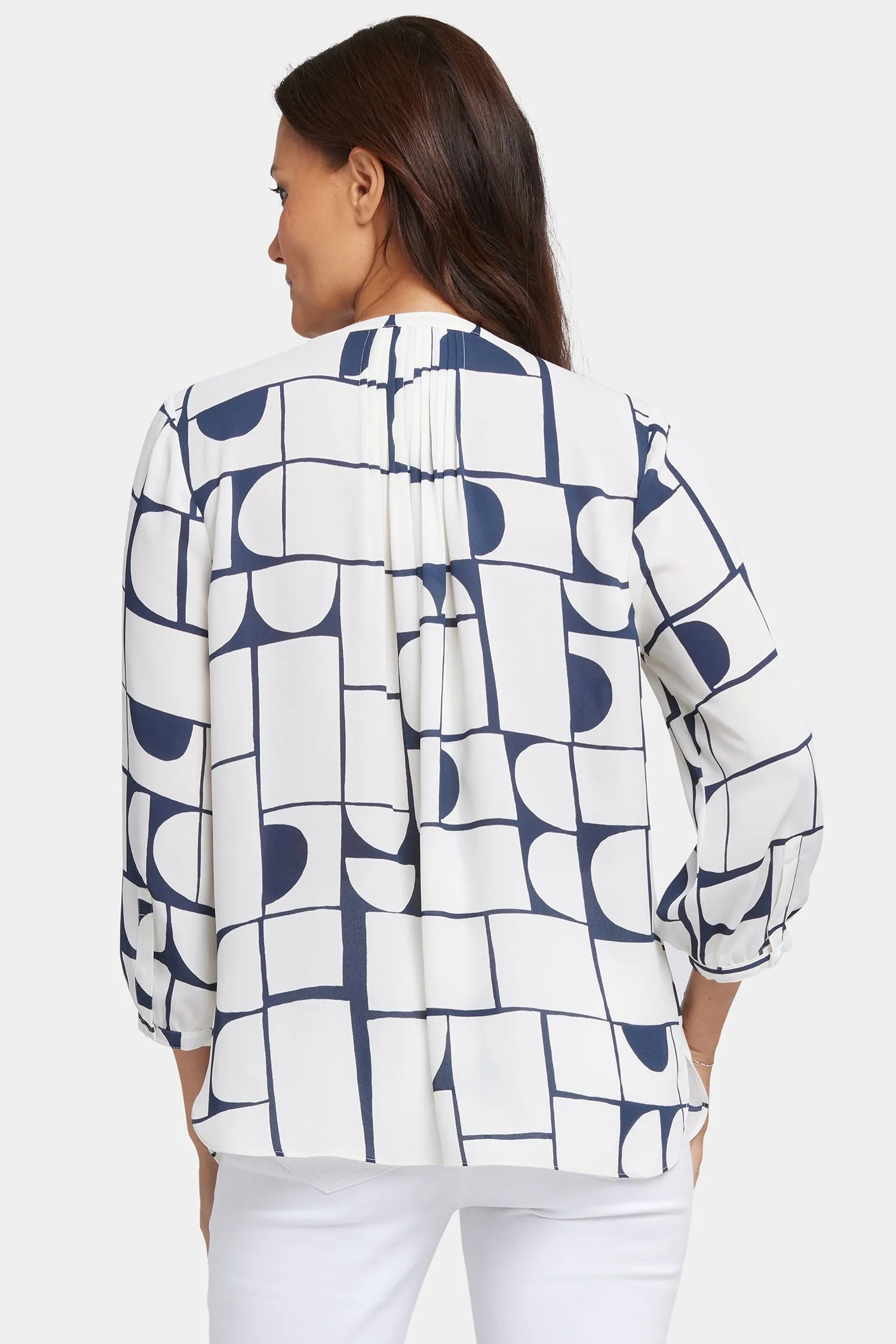 Pintuck Blouse - Campo das Cortes sold by NYDJ product image thumbnail 2