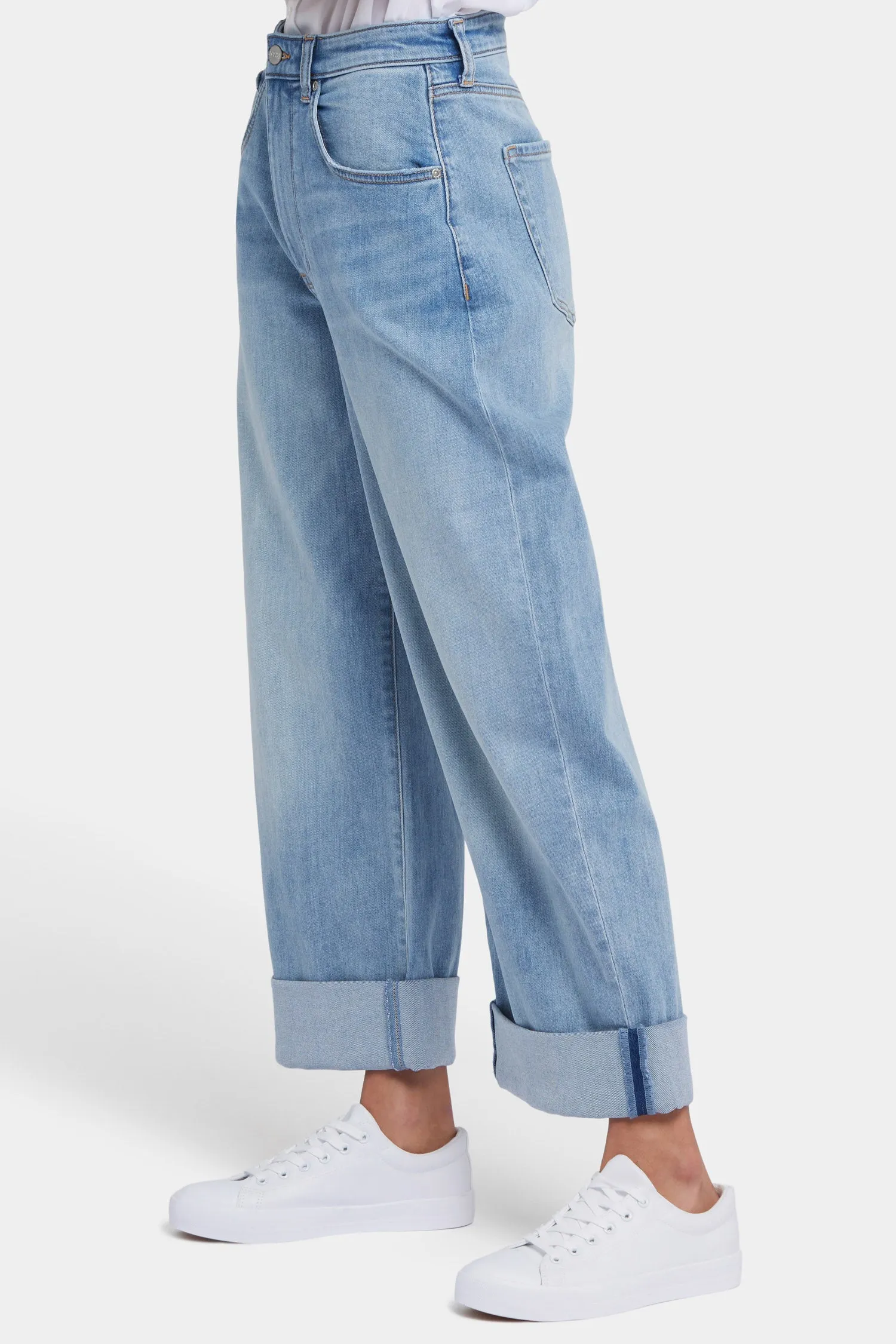 Renee Baggy Wide Leg Jeans - Santiago Sea sold by NYDJ product image thumbnail 3