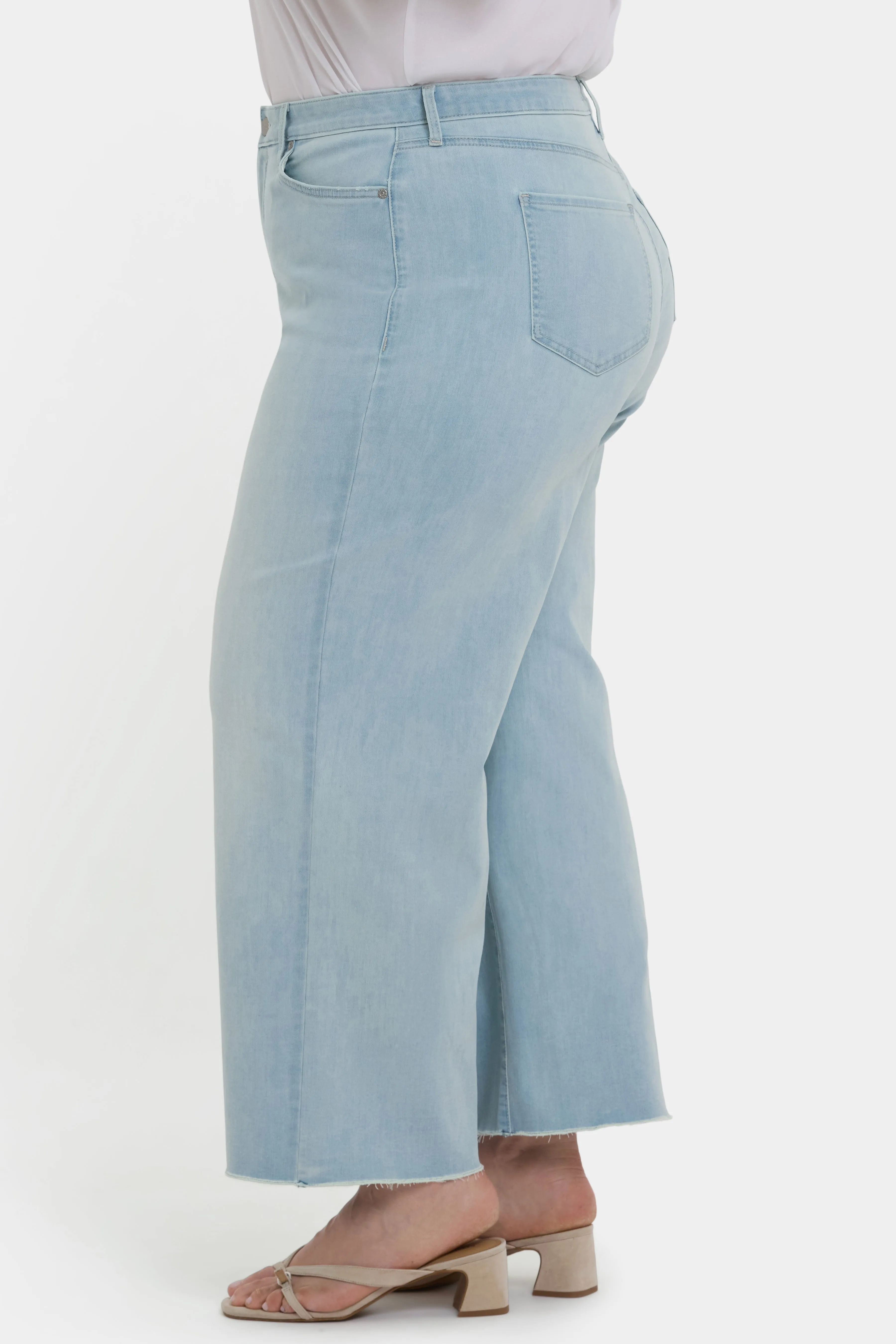 Brodi Wide Leg Ankle Jeans In Plus Size - Clear Waters sold by NYDJ product image thumbnail 4