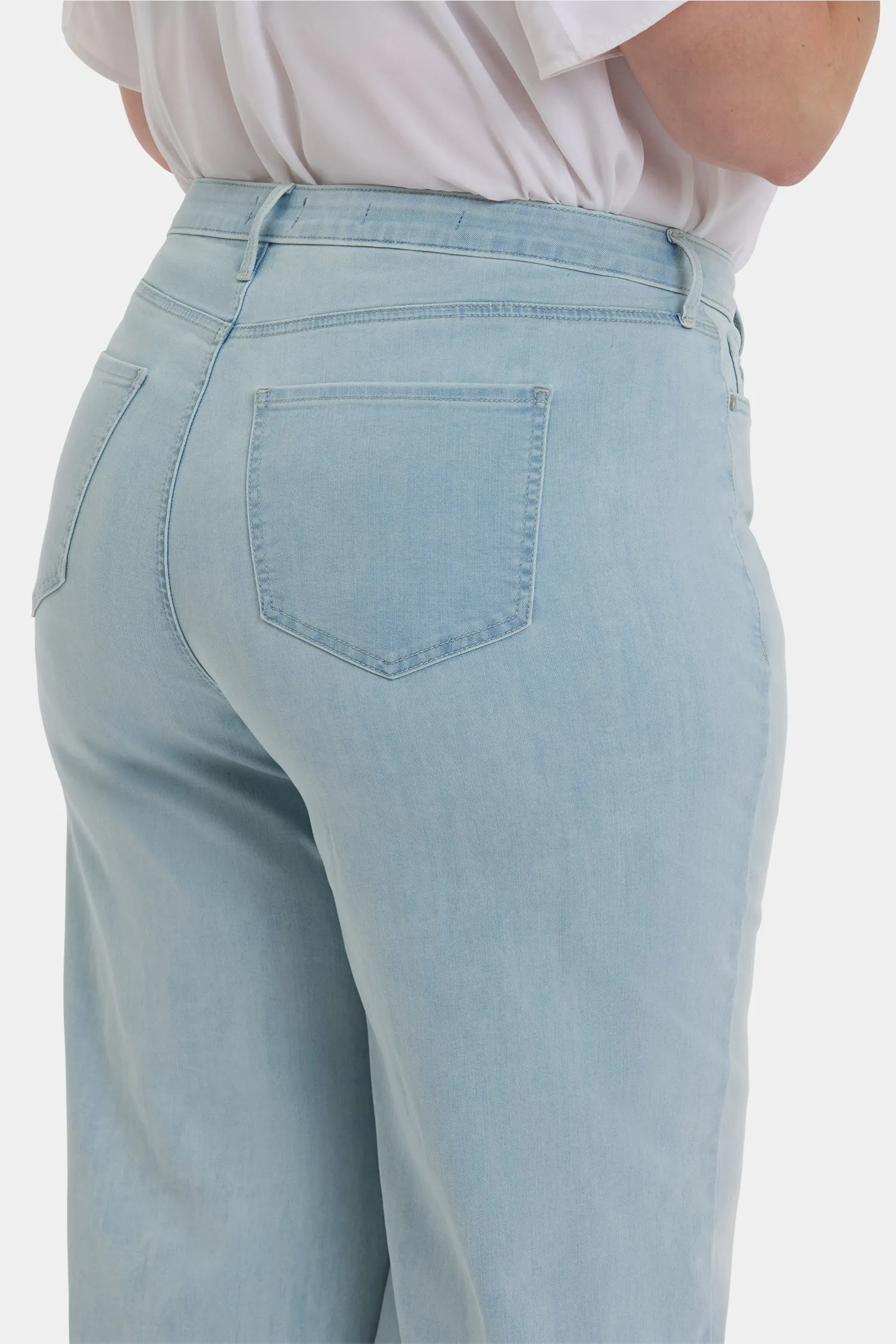 Brodi Wide Leg Ankle Jeans In Plus Size - Clear Waters sold by NYDJ product image thumbnail 2