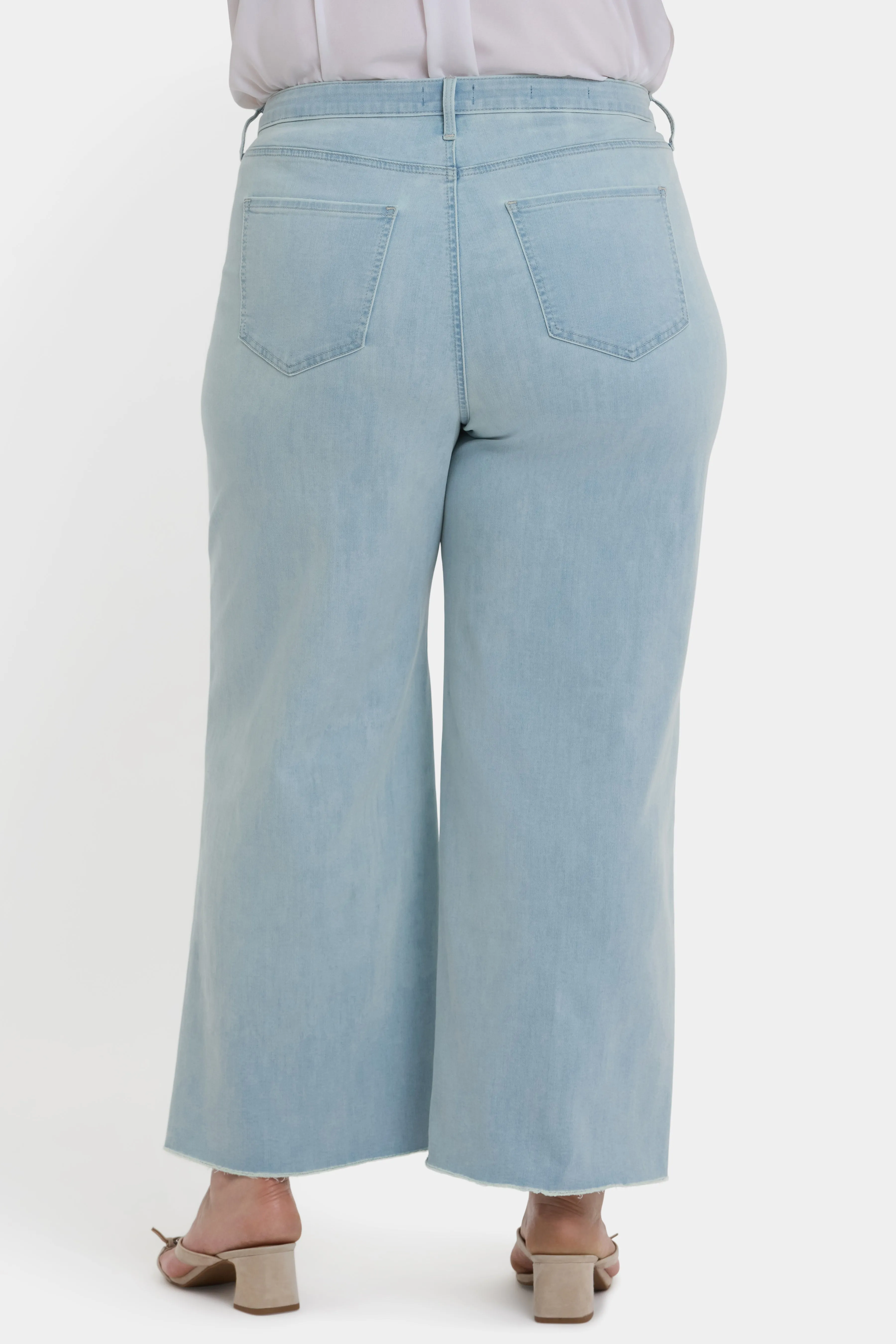 Brodi Wide Leg Ankle Jeans In Plus Size - Clear Waters sold by NYDJ product image thumbnail 3