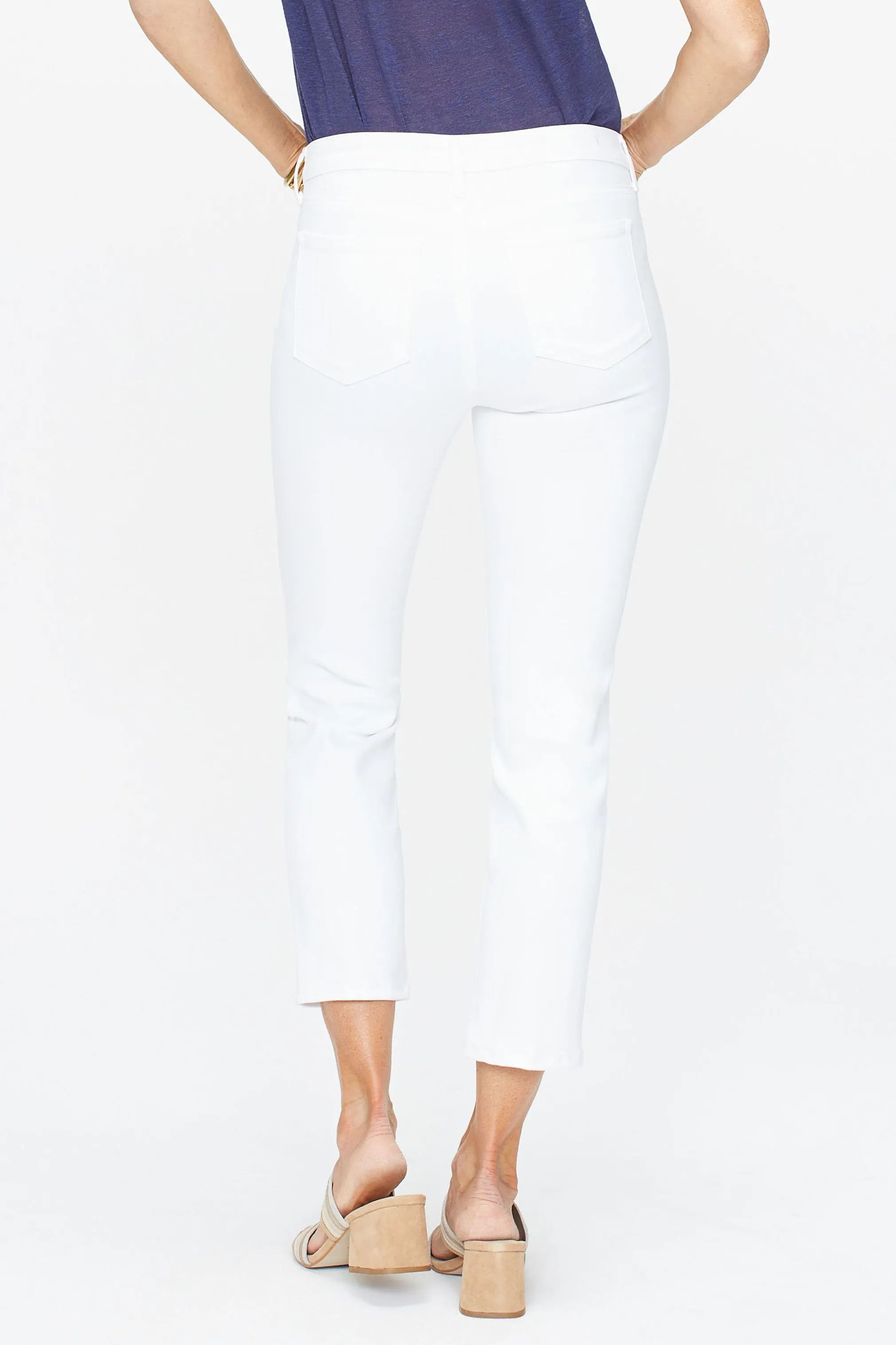 Sheri Slim Ankle Jeans In Petite - Optic White sold by NYDJ product image thumbnail 2