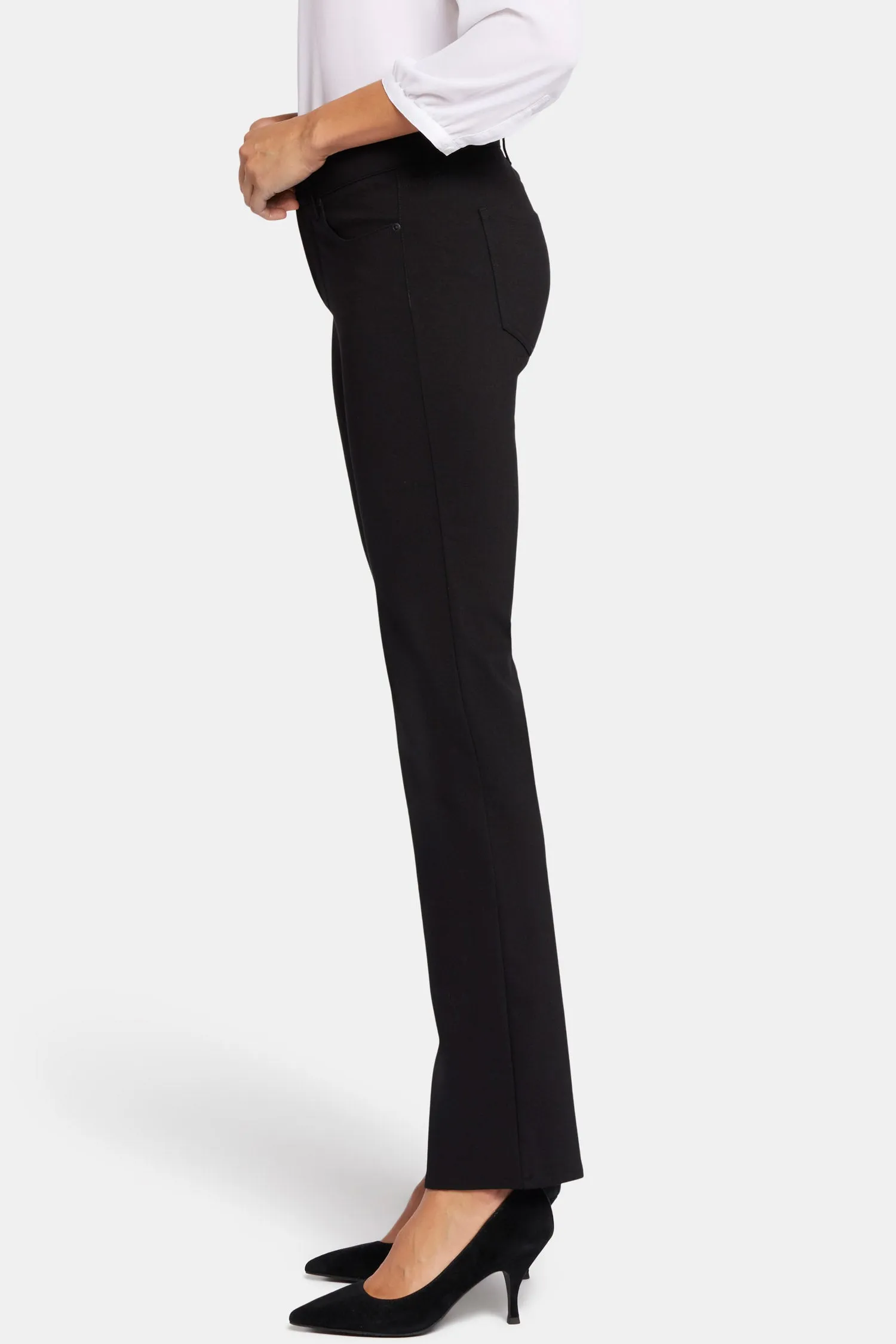 Marilyn Straight Pants - Black sold by NYDJ product image thumbnail 3