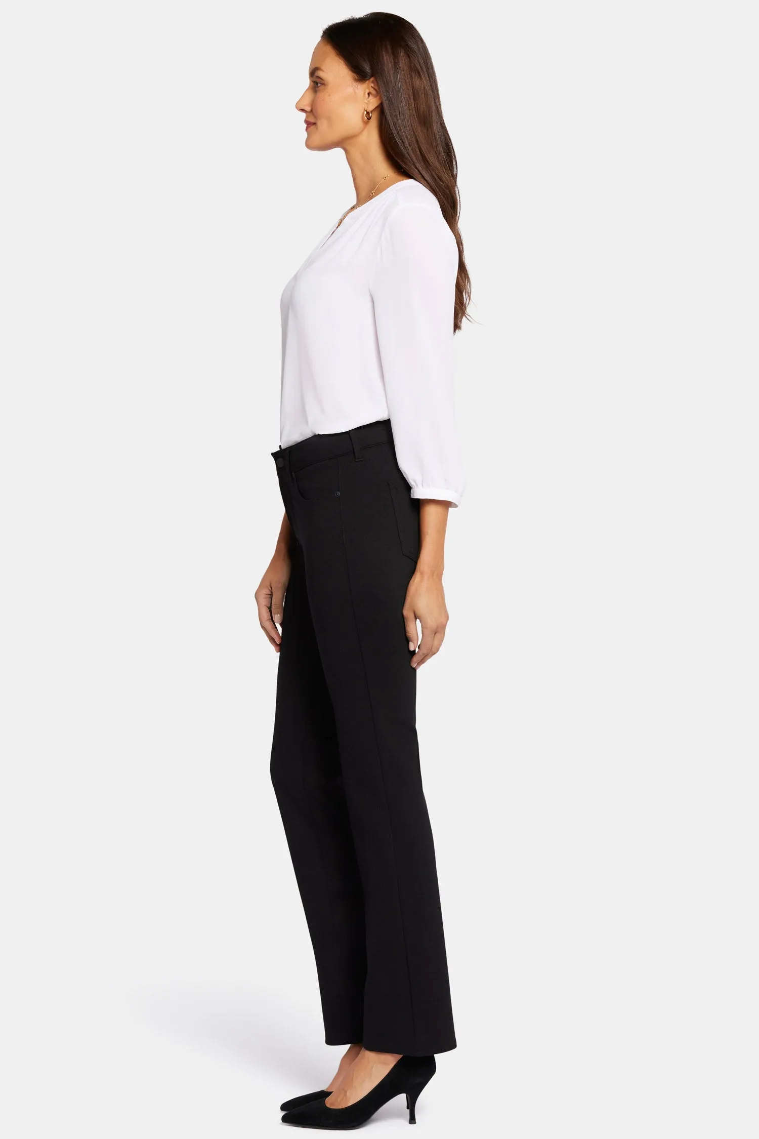 Marilyn Straight Pants - Black sold by NYDJ product image thumbnail 5