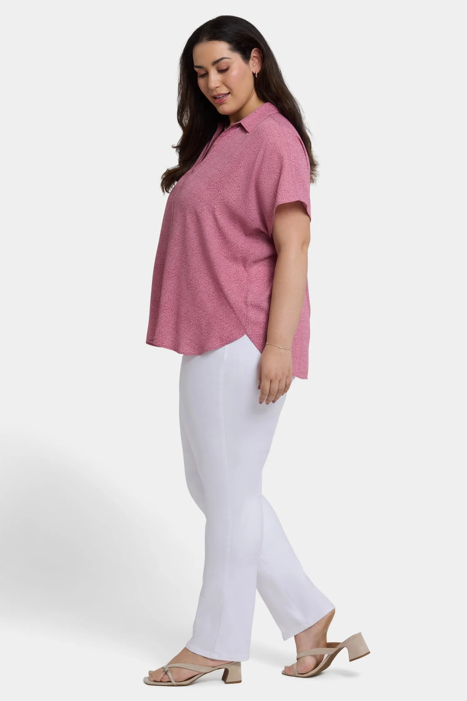 Becky Short Sleeved Blouse In Plus Size - Bonavista sold by NYDJ product image thumbnail 3