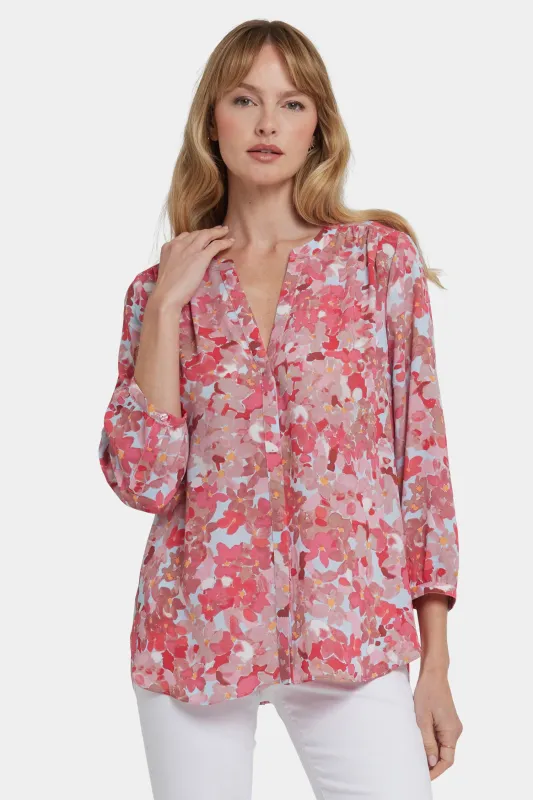 Pintuck Blouse - Luciana sold by NYDJ