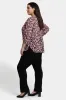 Pintuck Blouse In Plus Size - Lilla Garden sold by NYDJ