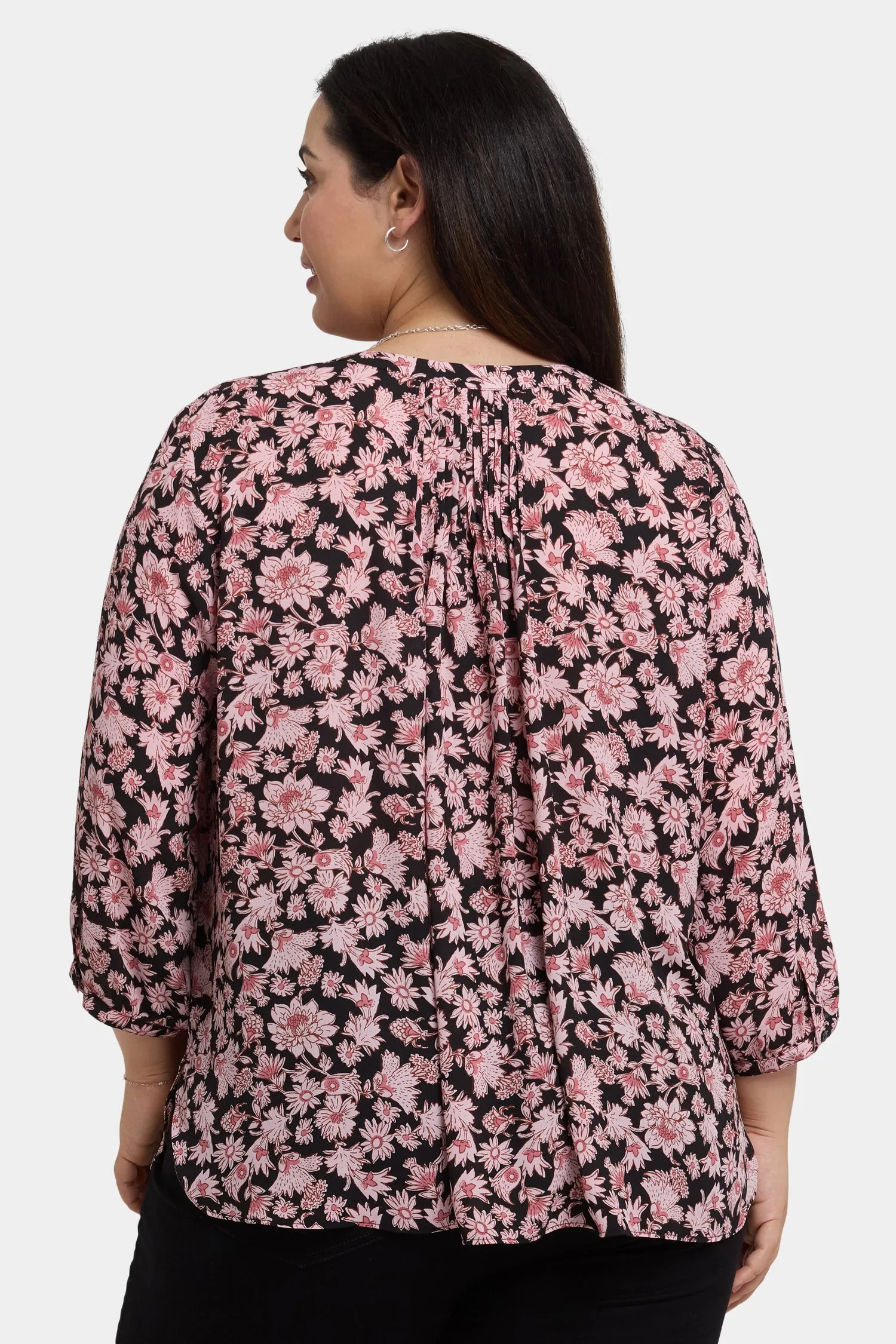 Pintuck Blouse In Plus Size - Lilla Garden sold by NYDJ product image thumbnail 2