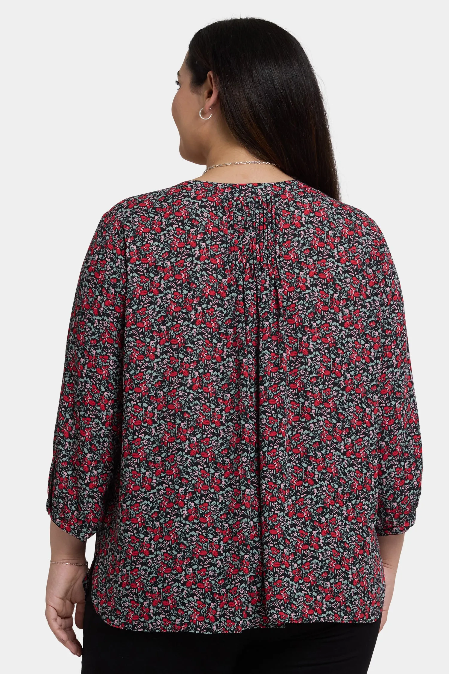 Pintuck Blouse In Plus Size - Los Rosales sold by NYDJ product image thumbnail 2