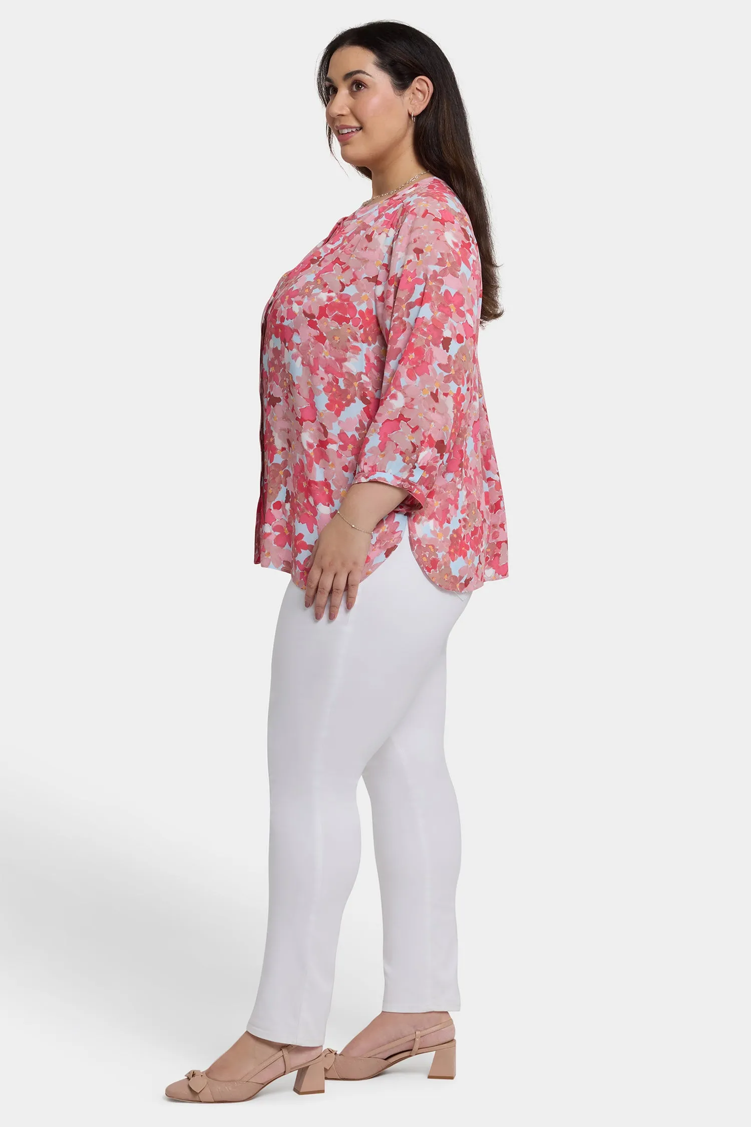 Pintuck Blouse In Plus Size - Luciana sold by NYDJ product image thumbnail 3