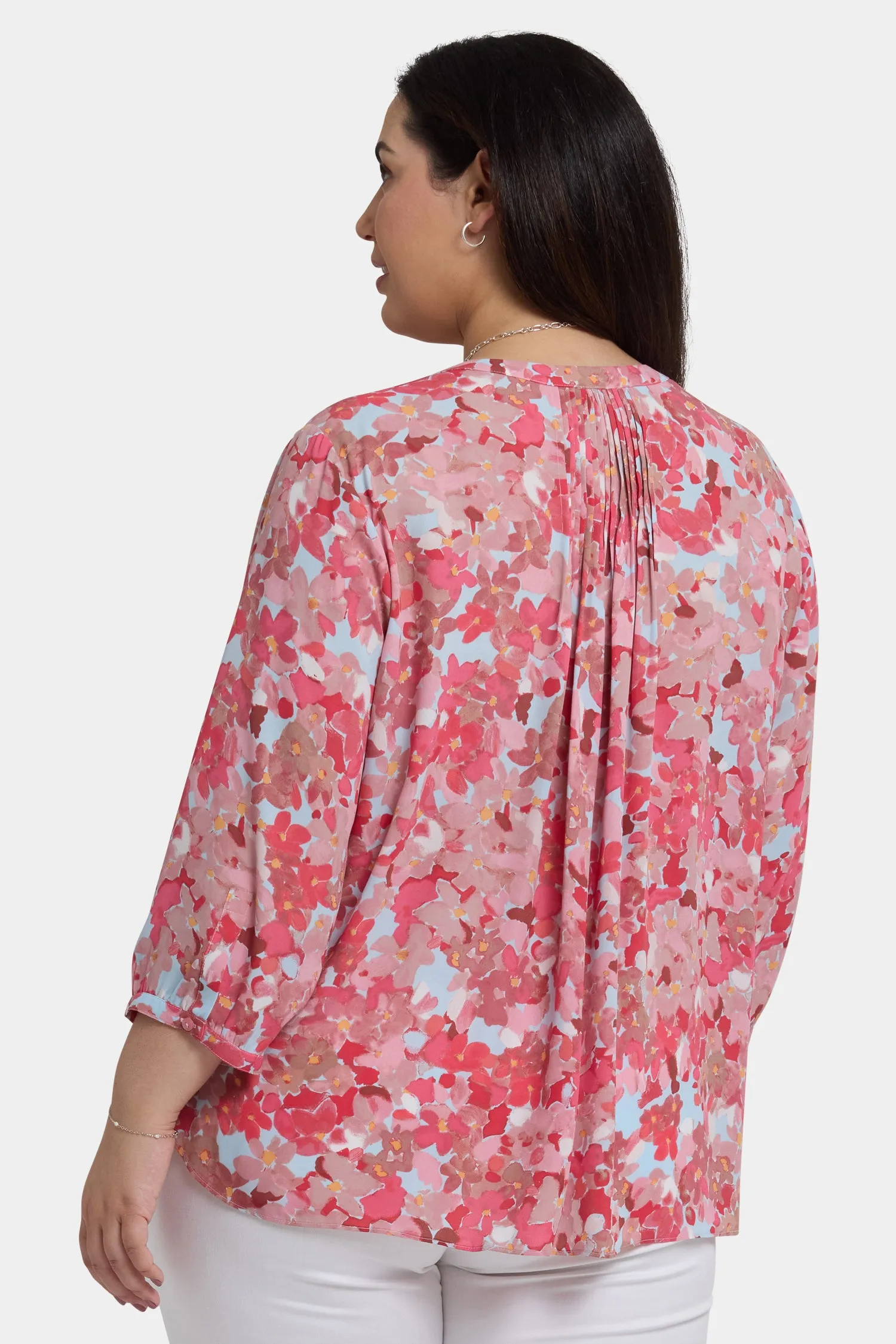 Pintuck Blouse In Plus Size - Luciana sold by NYDJ product image thumbnail 2