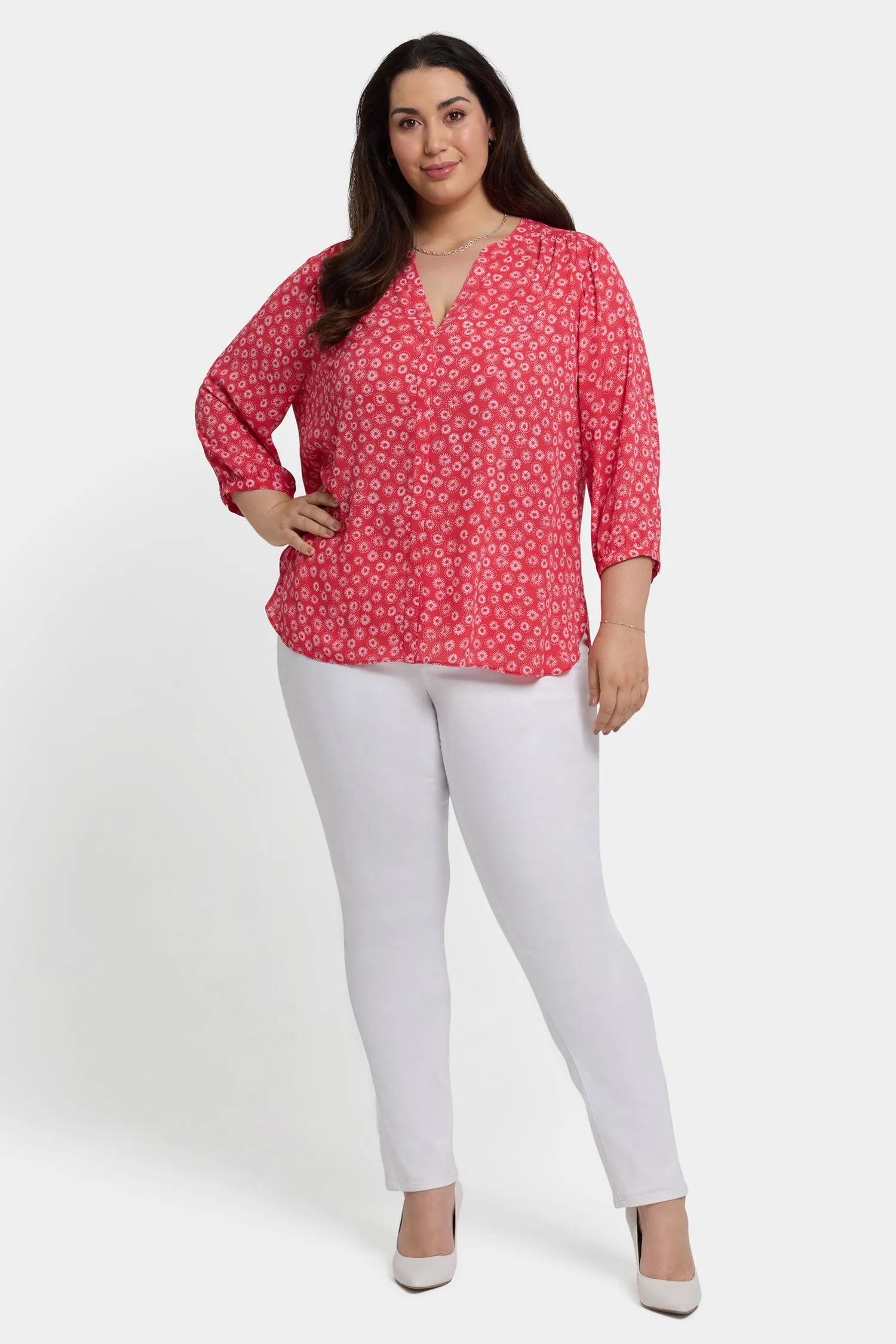 Pintuck Blouse In Plus Size - Teresita sold by NYDJ product image thumbnail 4