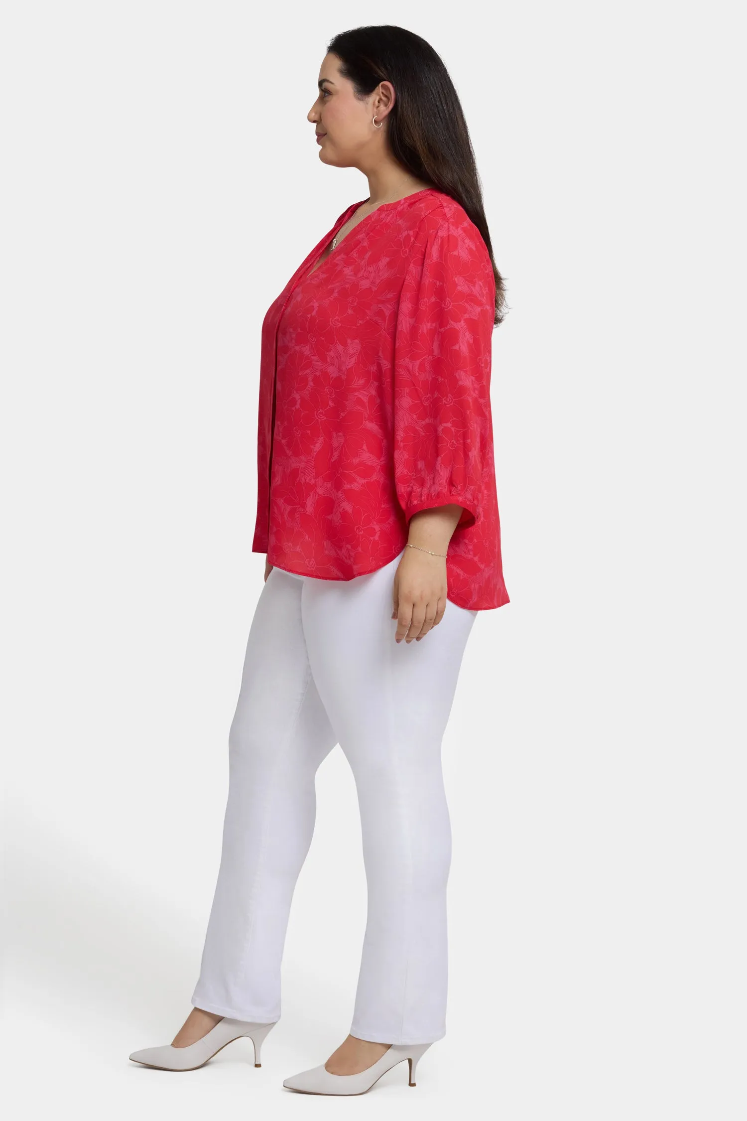 Pintuck Blouse In Plus Size - Valencia sold by NYDJ product image thumbnail 3