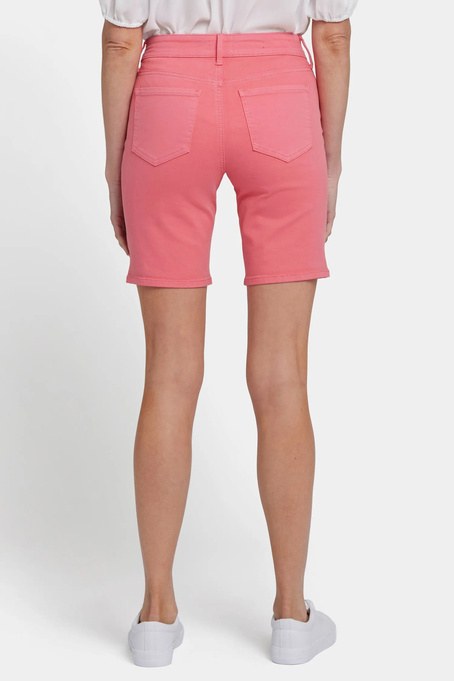 Ella Denim Shorts - Spiced Coral sold by NYDJ product image thumbnail 3