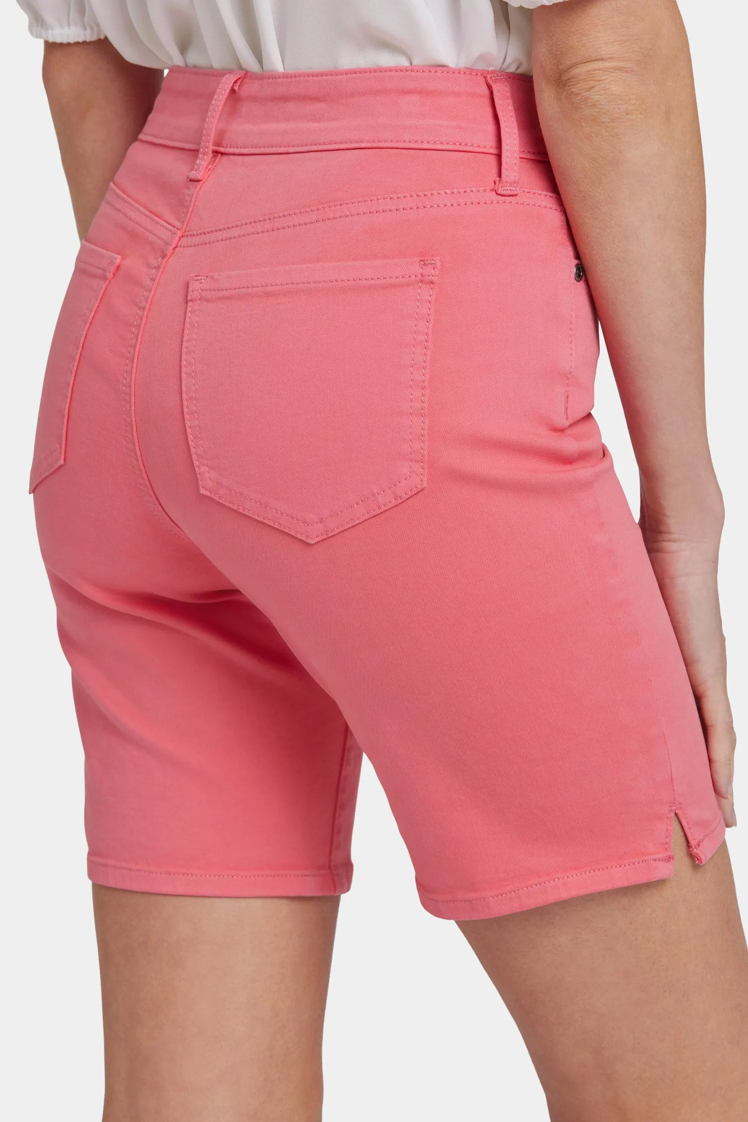 Ella Denim Shorts - Spiced Coral sold by NYDJ product image thumbnail 2