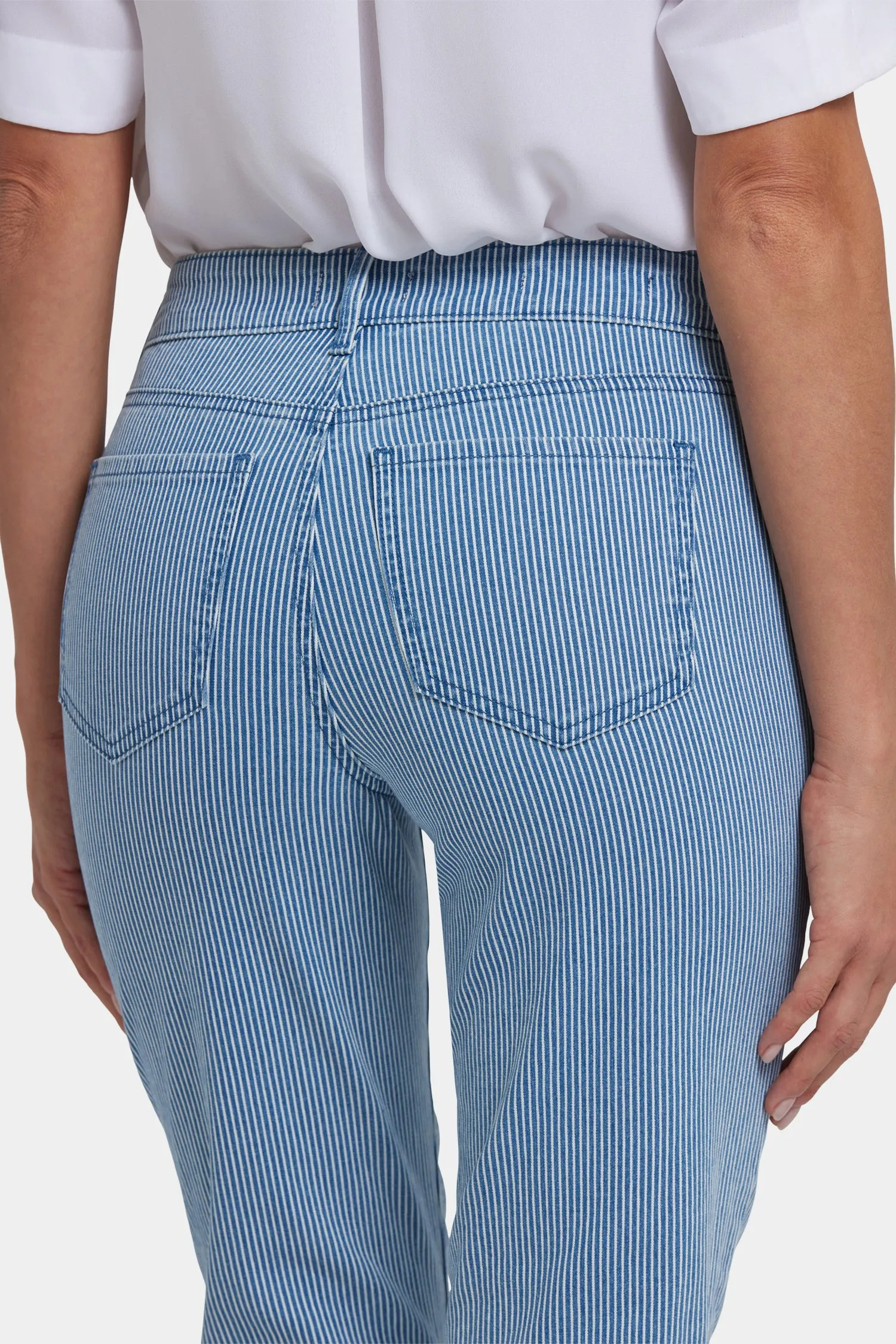 Marilyn Straight Ankle Jeans - Villa Vista Stripe sold by NYDJ product image thumbnail 2