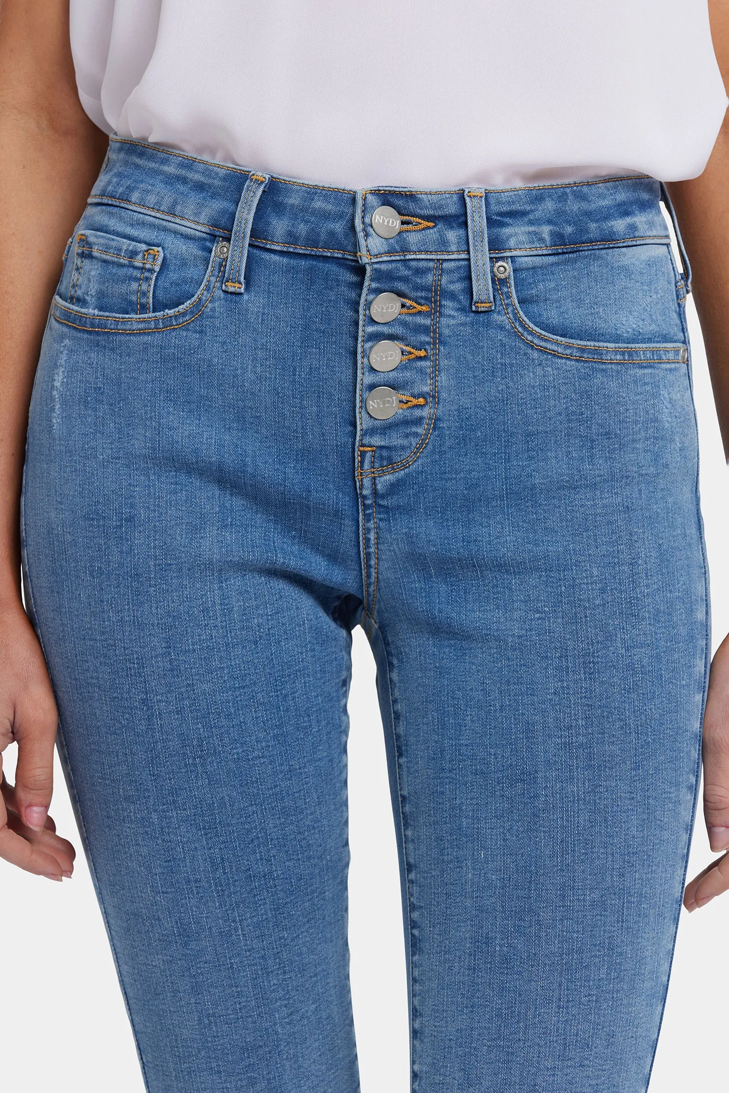 Sophie Bike Capri Jeans - Minorca Isle sold by NYDJ product image thumbnail 2