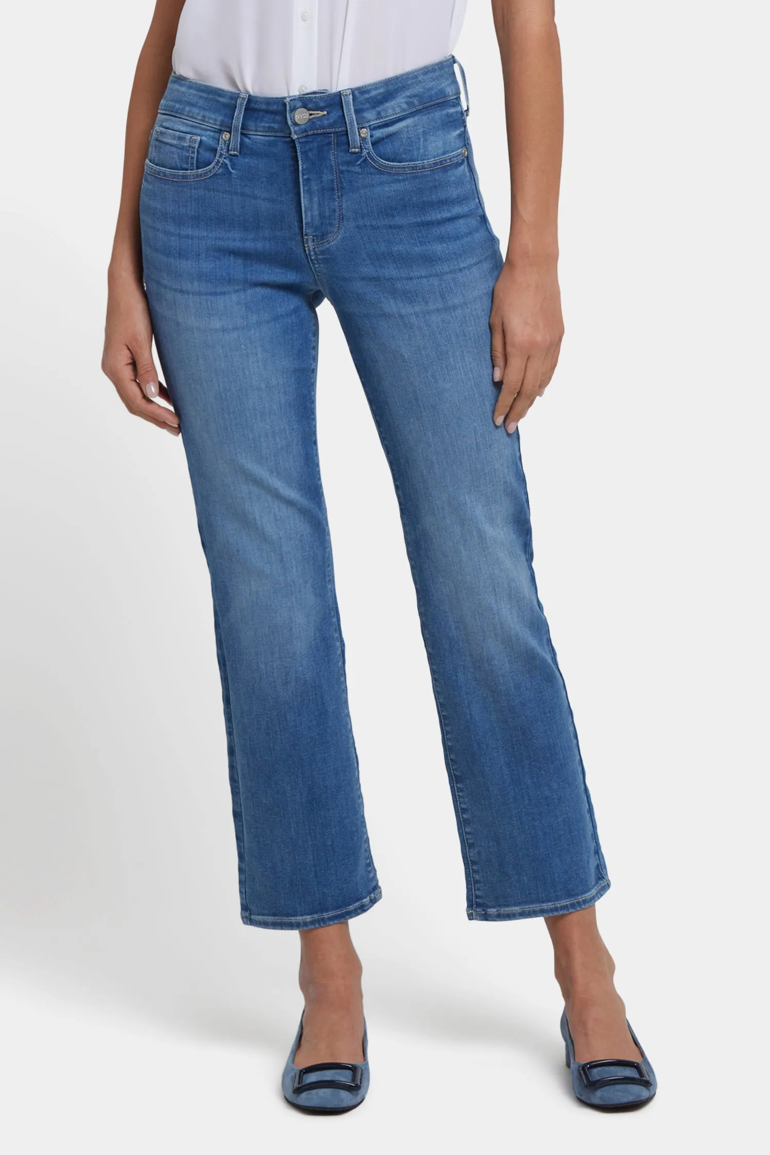 Marilyn Straight Ankle Jeans - Blue Water sold by NYDJ product image thumbnail 5