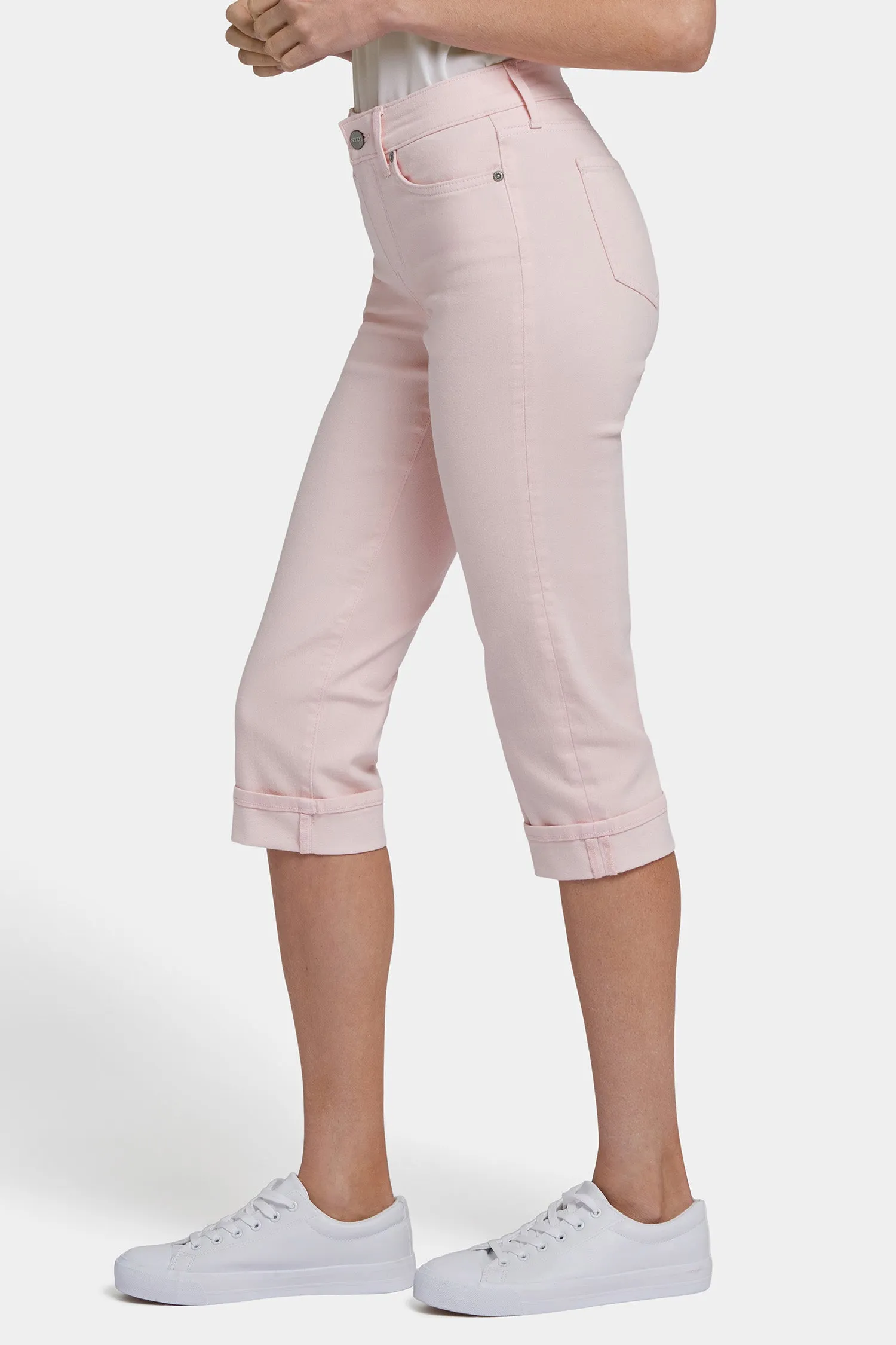 Marilyn Straight Crop Jeans In Petite - Crystal Pink sold by NYDJ product image thumbnail 3